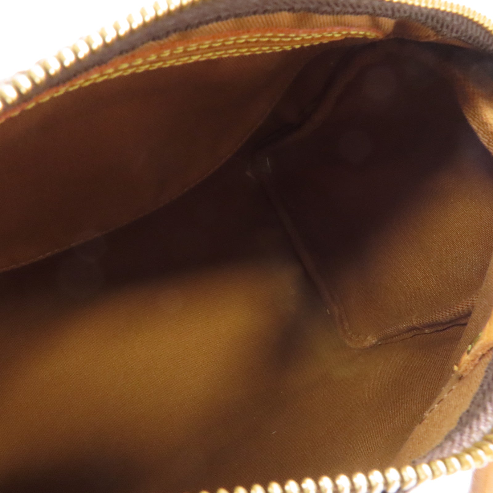 LOUIS VUITTON Monogram Speedy 25金扣手挽袋棕色