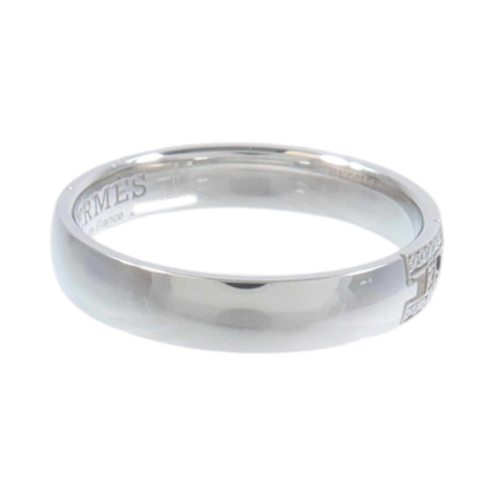 HERMES 18K白金Ever Herakles Wedding Ring鑽石戒指
