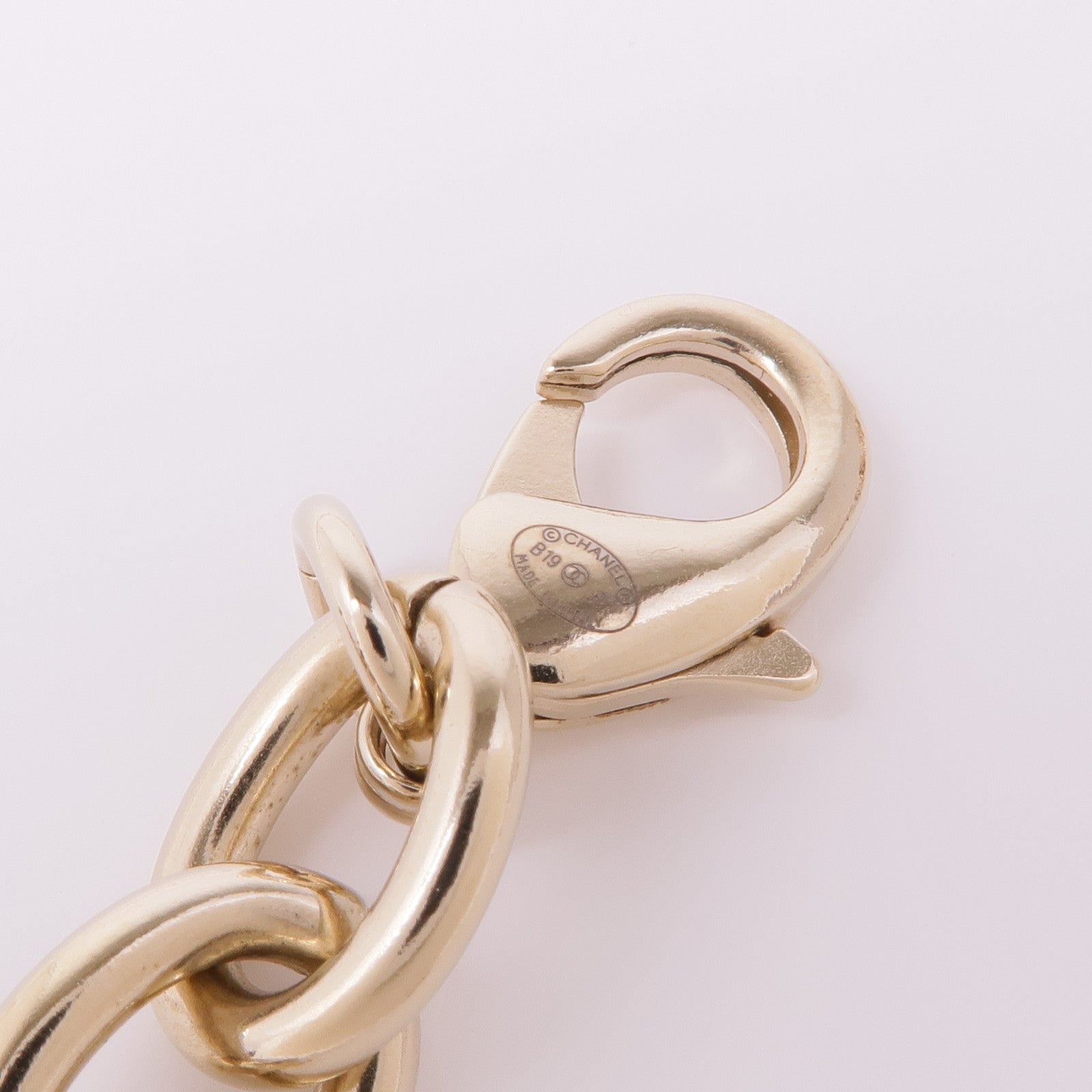 CHANEL 金屬/皮革Fancy Belt腰帶