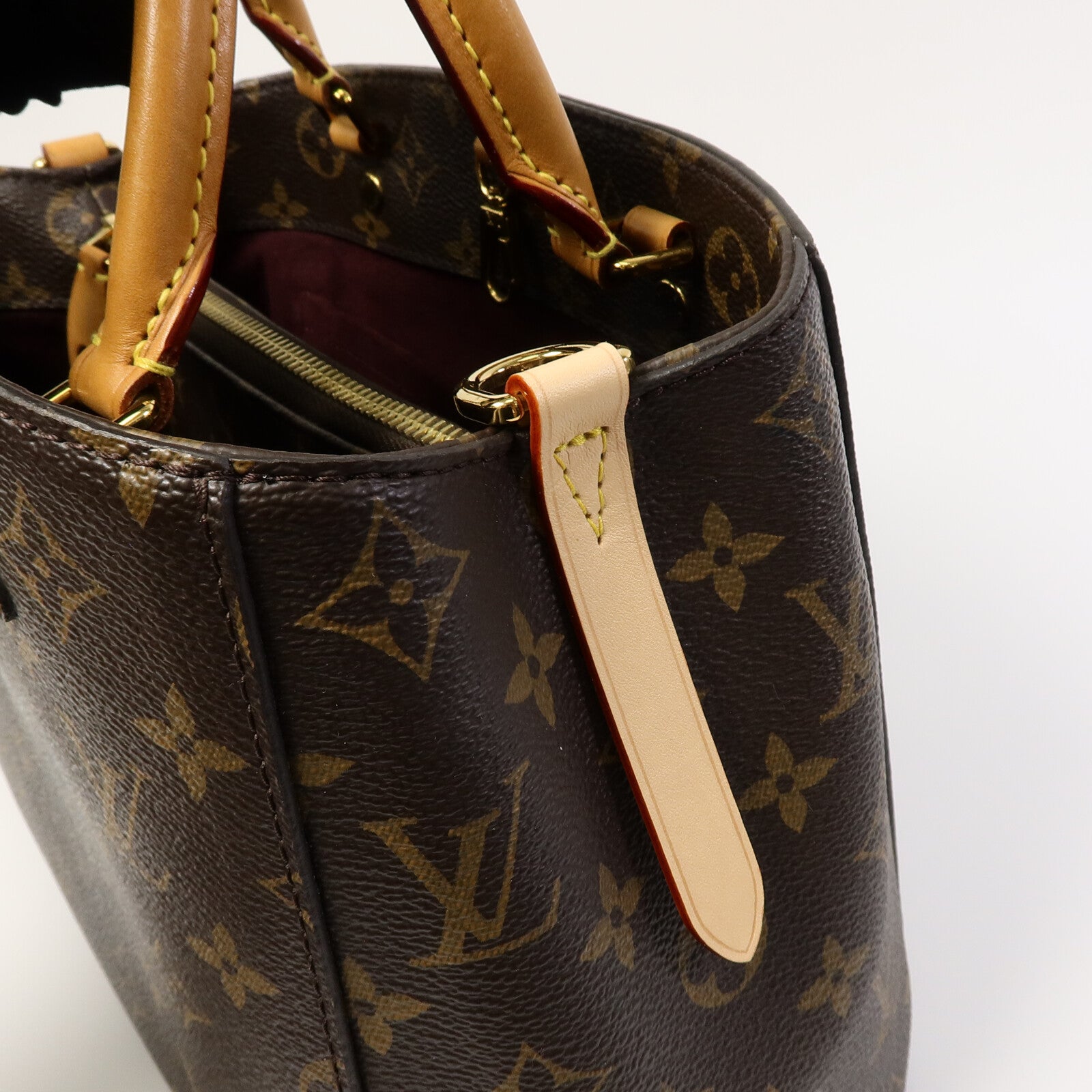LOUIS VUITTON 【激減優惠】Monogram Montaigne BB金扣手挽肩背兩用袋
