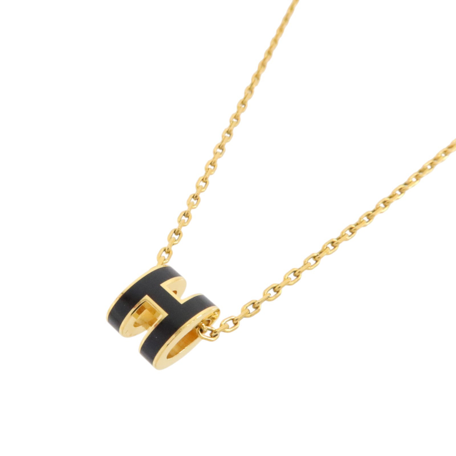 HERMES 金屬/琺瑯Pop H Necklace項鏈