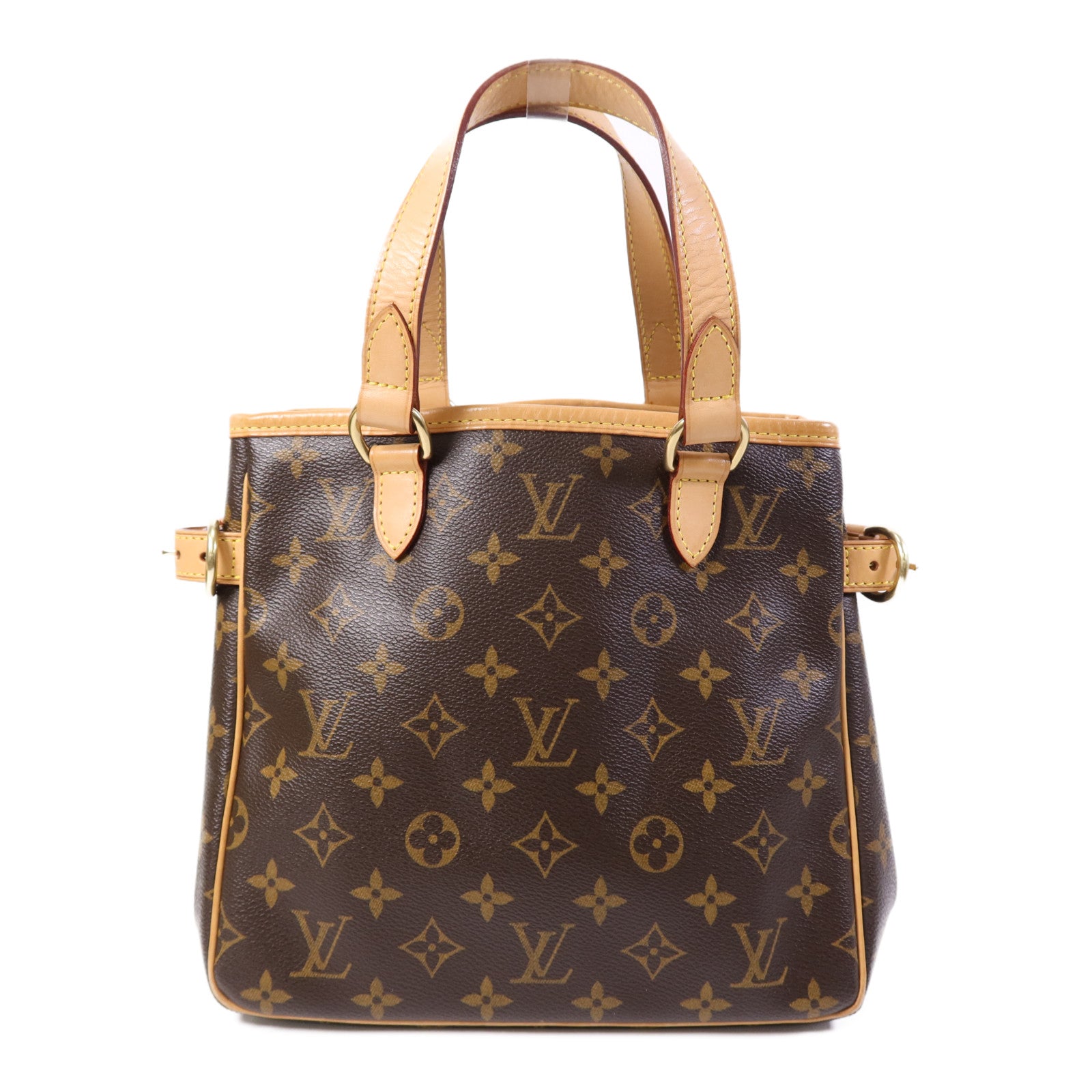 LOUIS VUITTON Monogram Batignolles金扣手挽袋