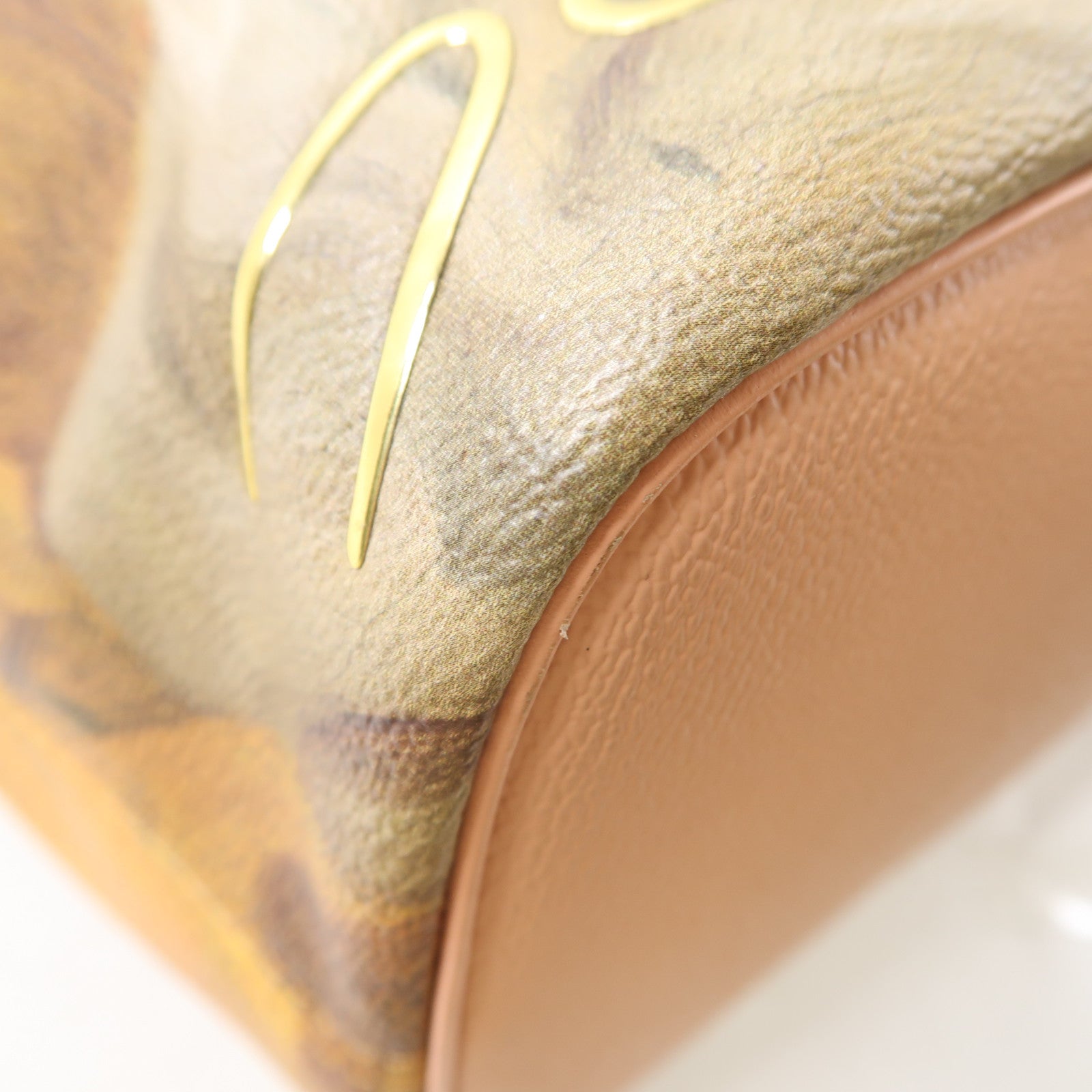 LOUIS VUITTON Masters Collection Fragonard Neverfull Masters手挽袋棕色/粉紅色