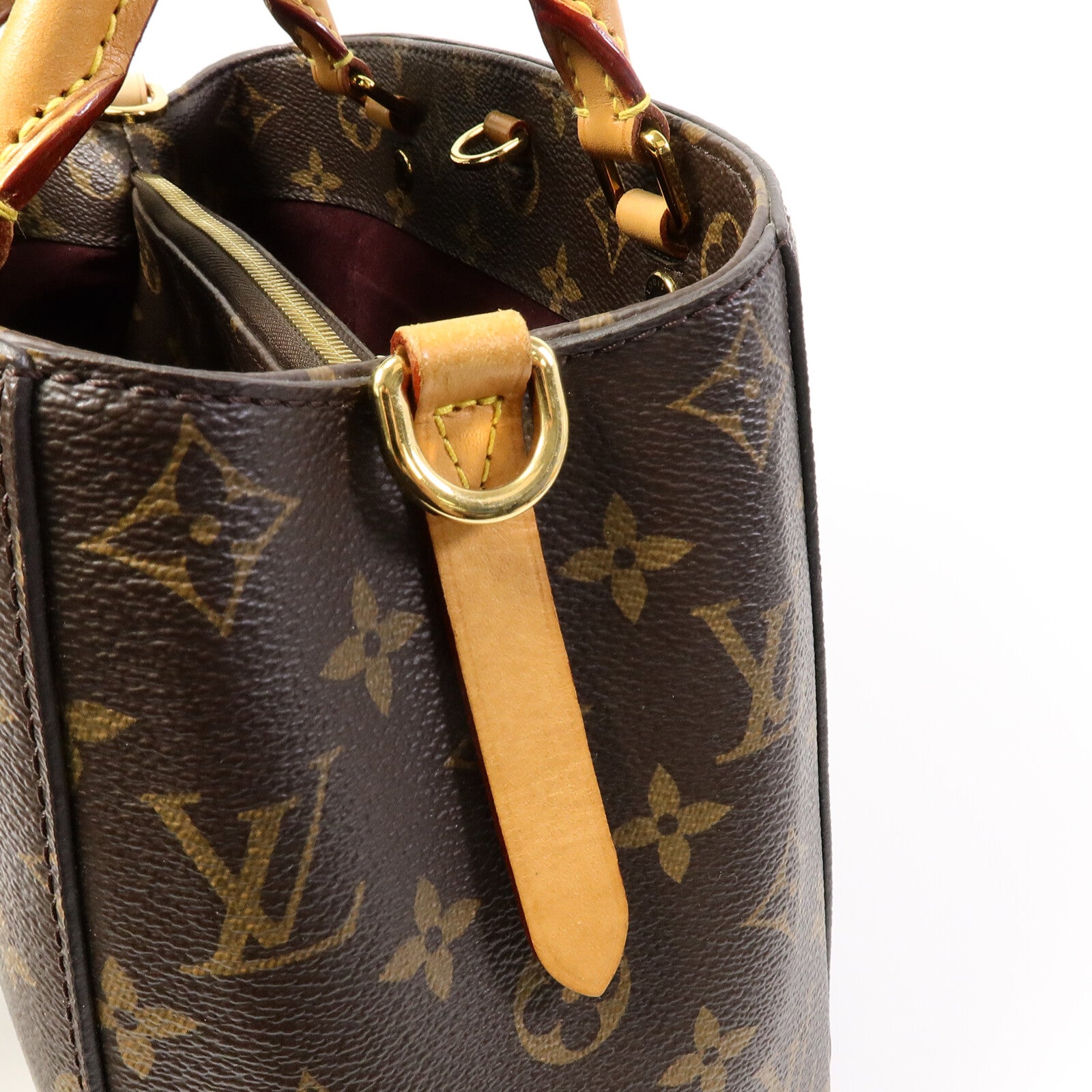 LOUIS VUITTON 【激減優惠】Monogram Montaigne BB金扣手挽肩背兩用袋