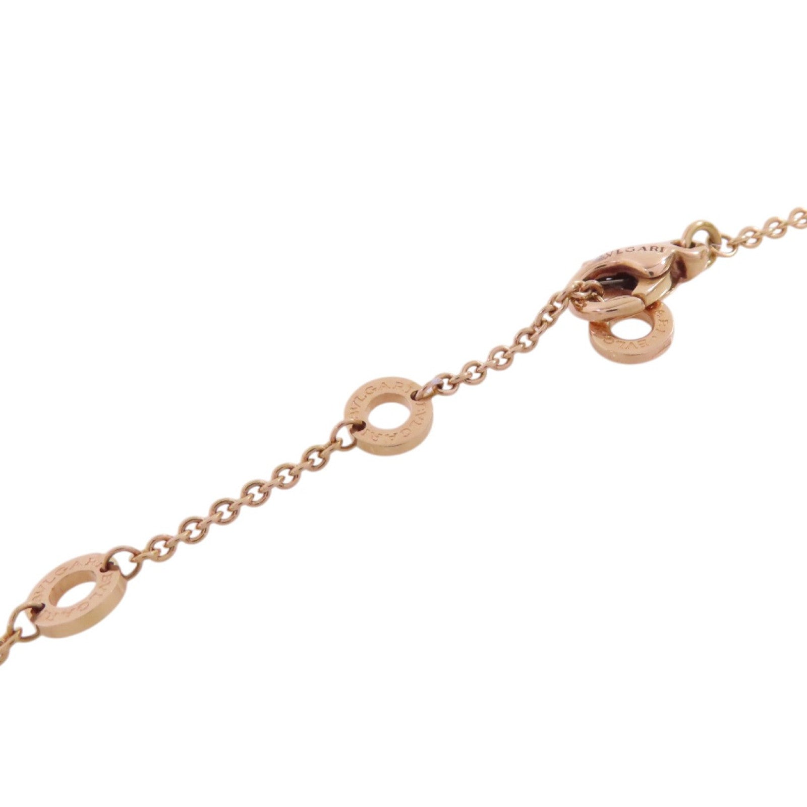 BVLGARI【激減優惠】 18K玫瑰金/陶瓷B-zero1 Necklace金扣項鏈