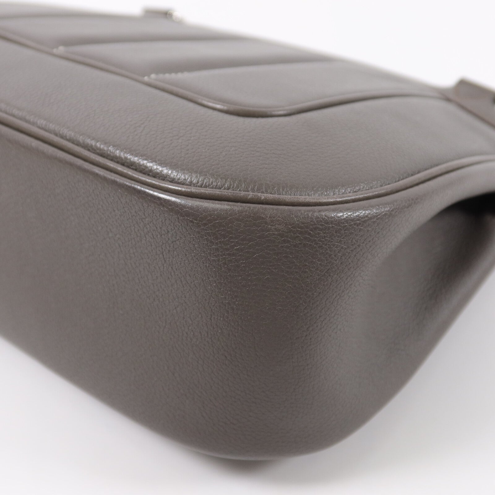 HERMES Evercoler皮革Berline 28肩背袋Gray