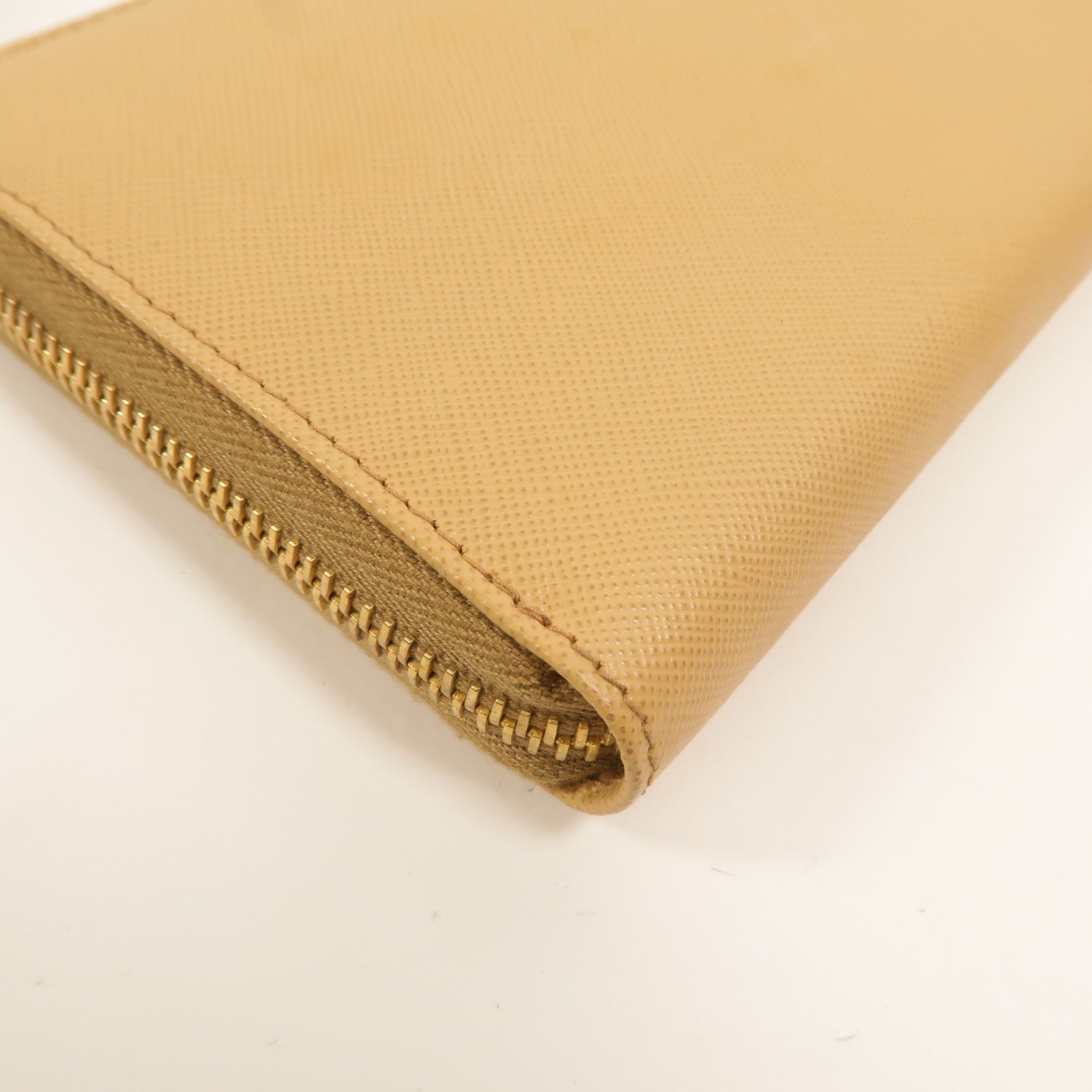 PRADA Saffiano皮革Zipper Long Wallet長錢包