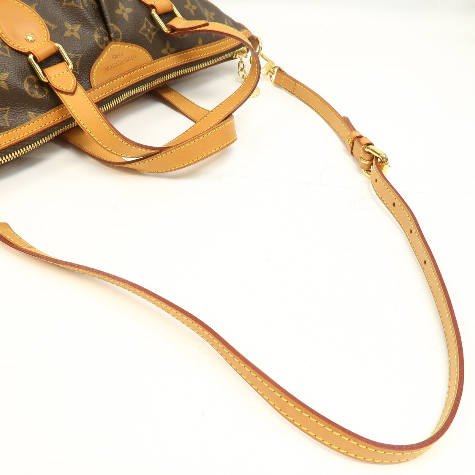 LOUIS VUITTON 【激減優惠】Monogram Palermo PM金扣手挽肩背兩用袋啡色