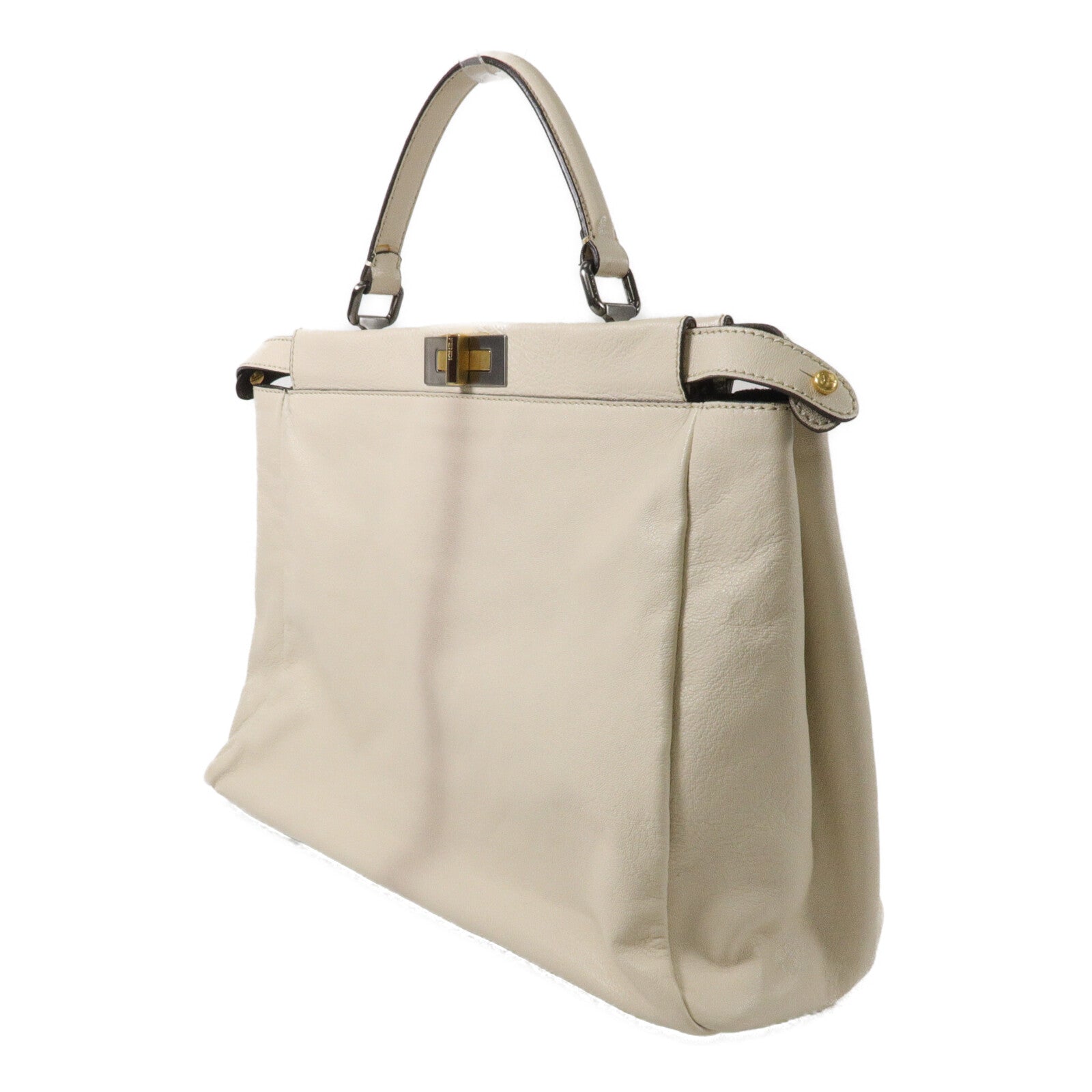 FENDI 蛇皮皮革/Ombre Leather Peekaboo Large手挽肩背兩用袋