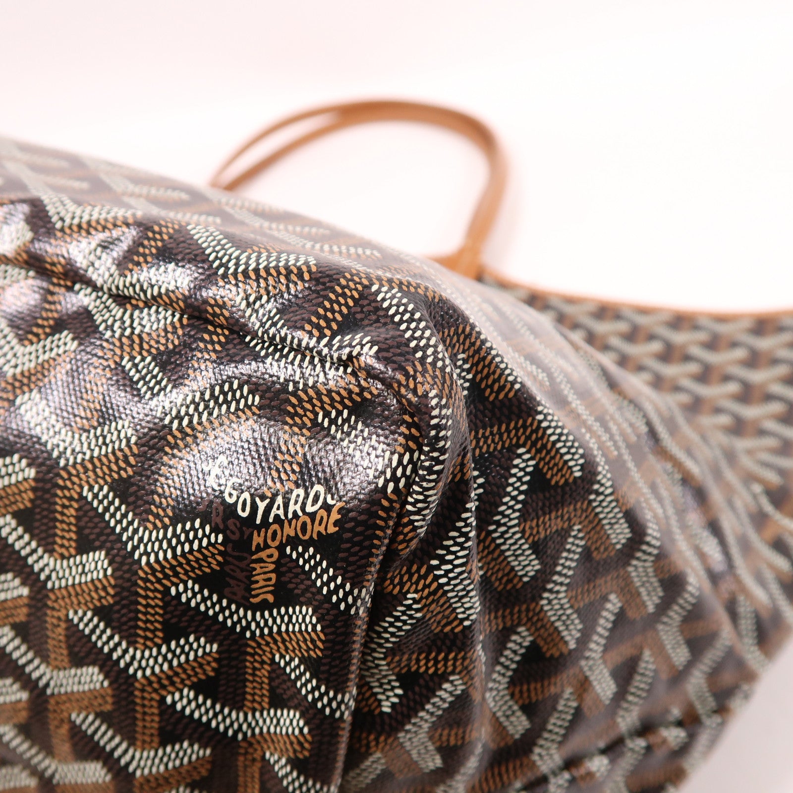 GOYARD 塗層帆布Saint Louis GM銀扣肩背袋