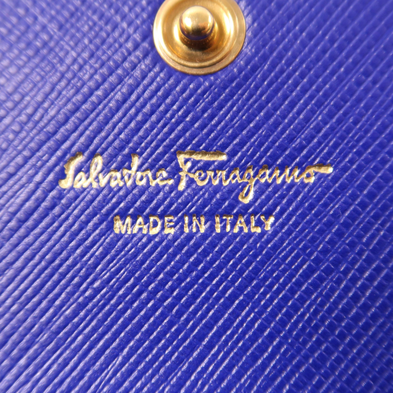 Salvatore Ferragamo 皮革Long Wallet金扣長錢包