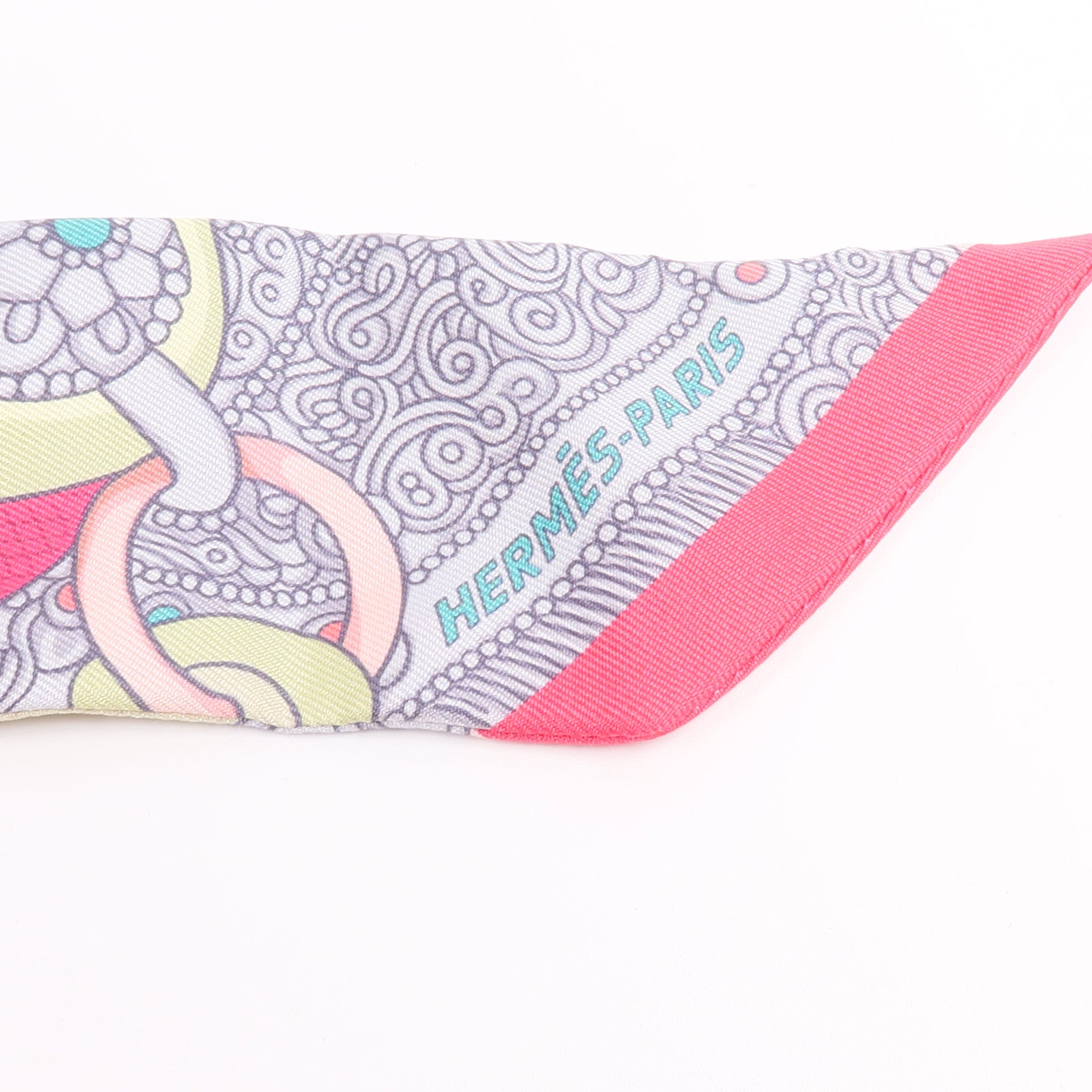 HERMES 絲質Twilly絲巾