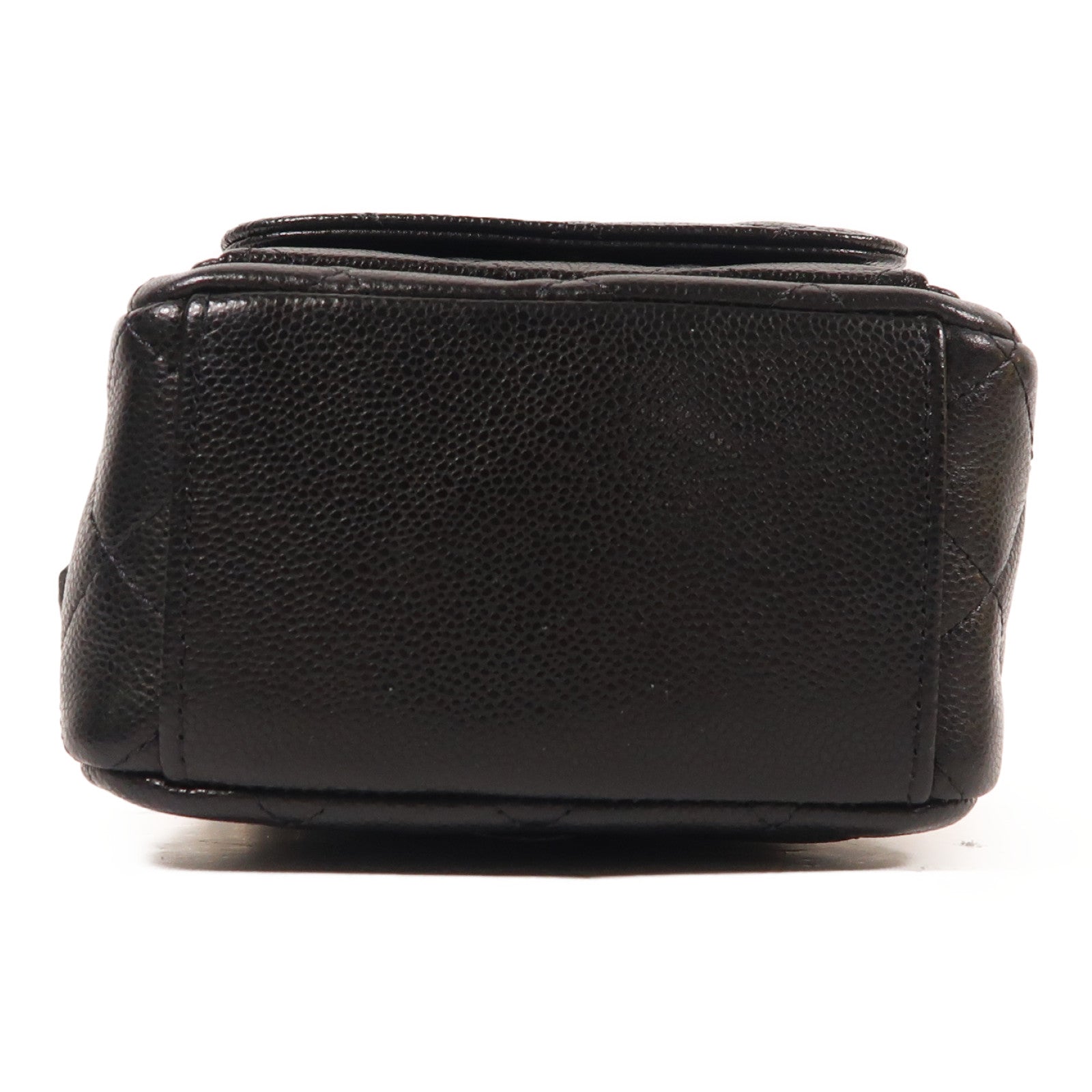 CHANEL 牛皮皮革24C Backpack金扣背包黑色