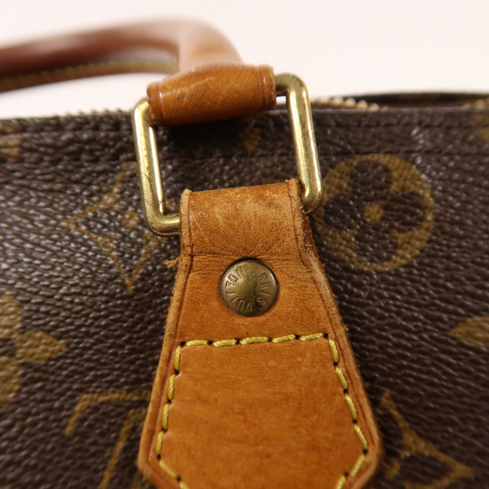LOUIS VUITTON Monogram Speedy 30金扣手挽袋