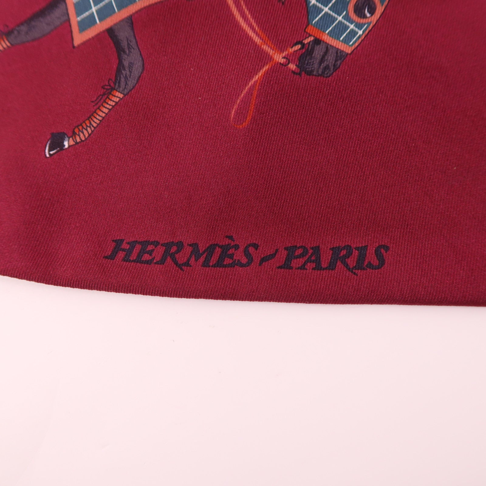 HERMES 絲質Maxi Twilly絲巾