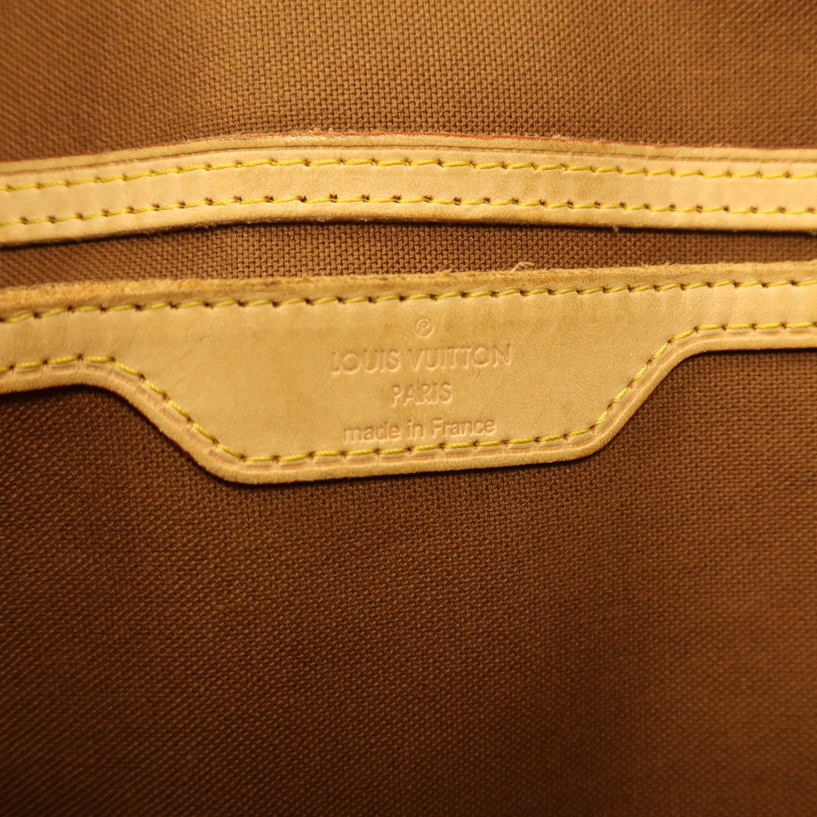 LOUIS VUITTON Monogram Palermo GM金扣手挽肩背兩用袋啡色