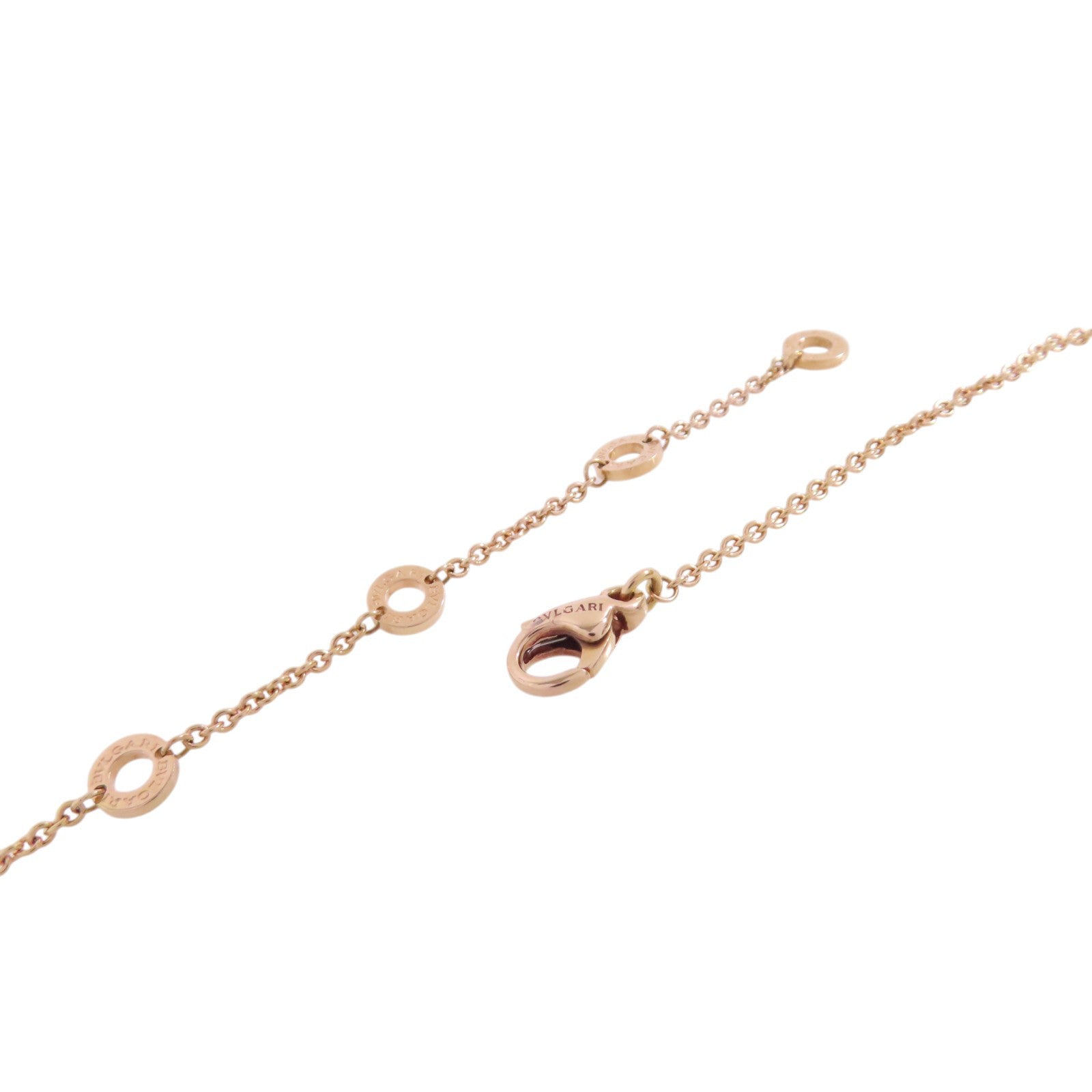 BVLGARI【激減優惠】 18K玫瑰金/陶瓷B-zero1 Necklace金扣項鏈