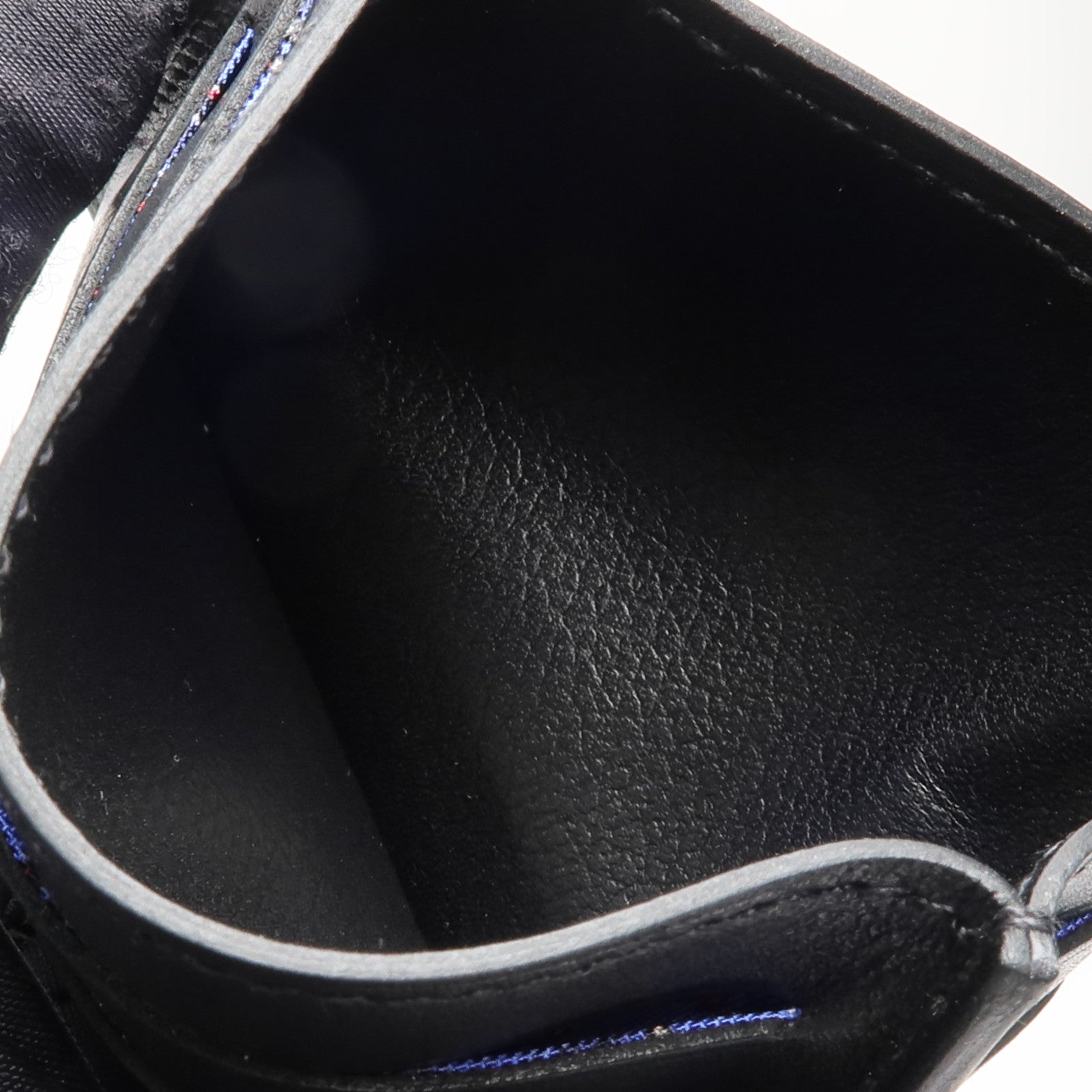 HERMES Evergrain皮革Citizen Twill Card Holder卡片套Noir