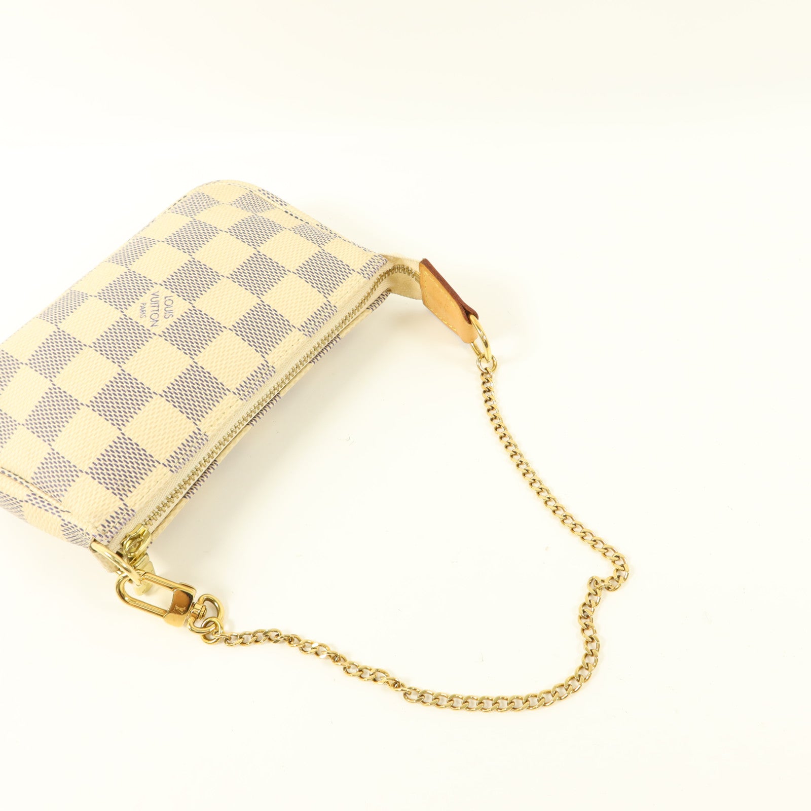LOUIS VUITTON Damier Azur Mini Pochette Accessoires手挽袋