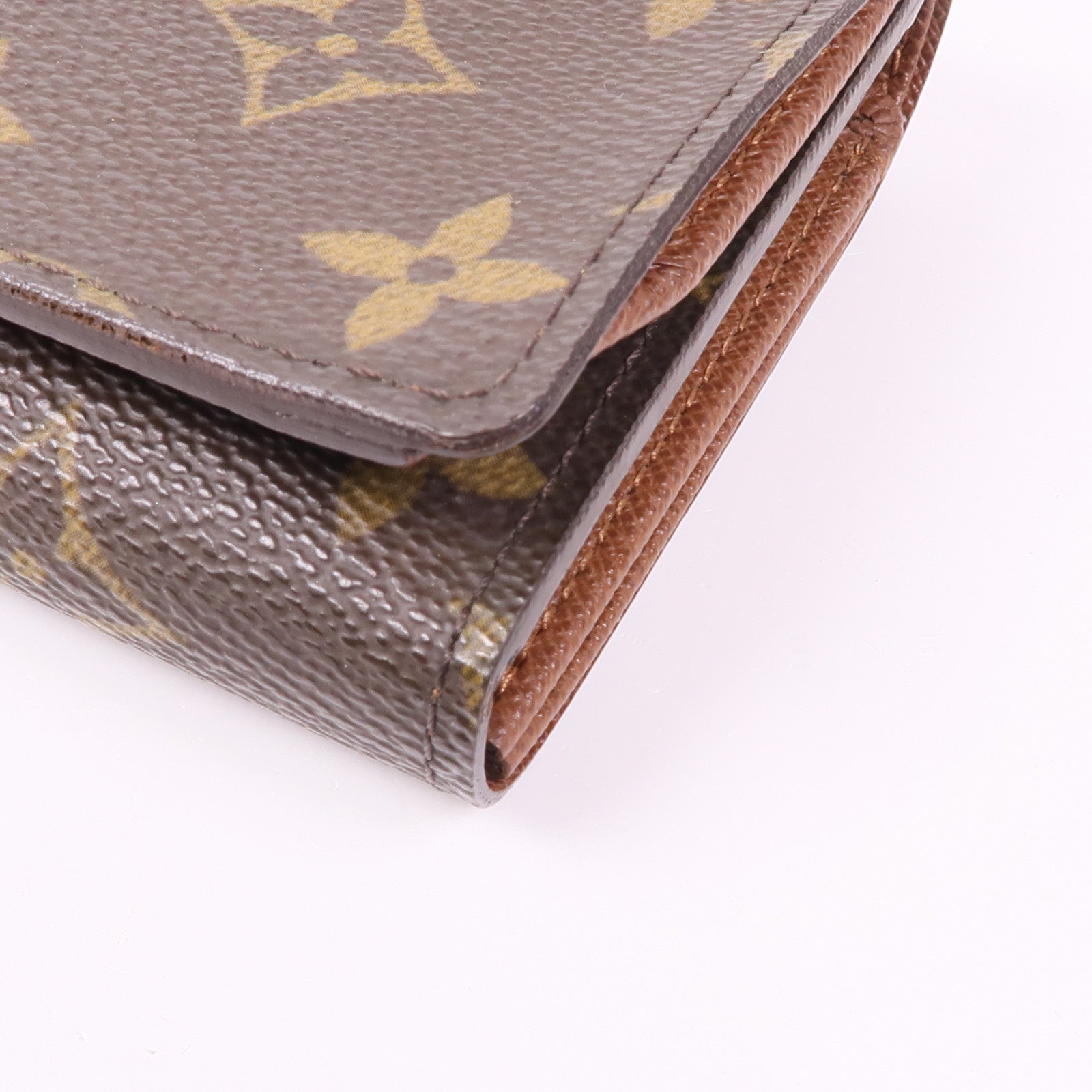 LOUIS VUITTON Monogram Porte Monnaie Bier Tresor金扣長錢包
