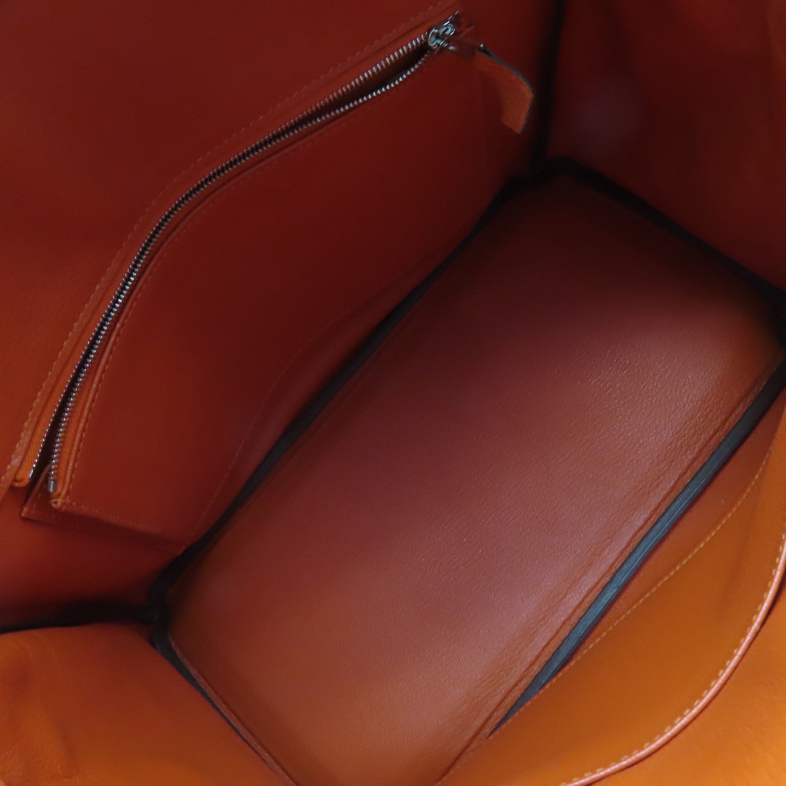 HERMES 【激減優惠】Togo Birkin 30 Hand Bag銀扣手挽袋Feu/火焰橘色