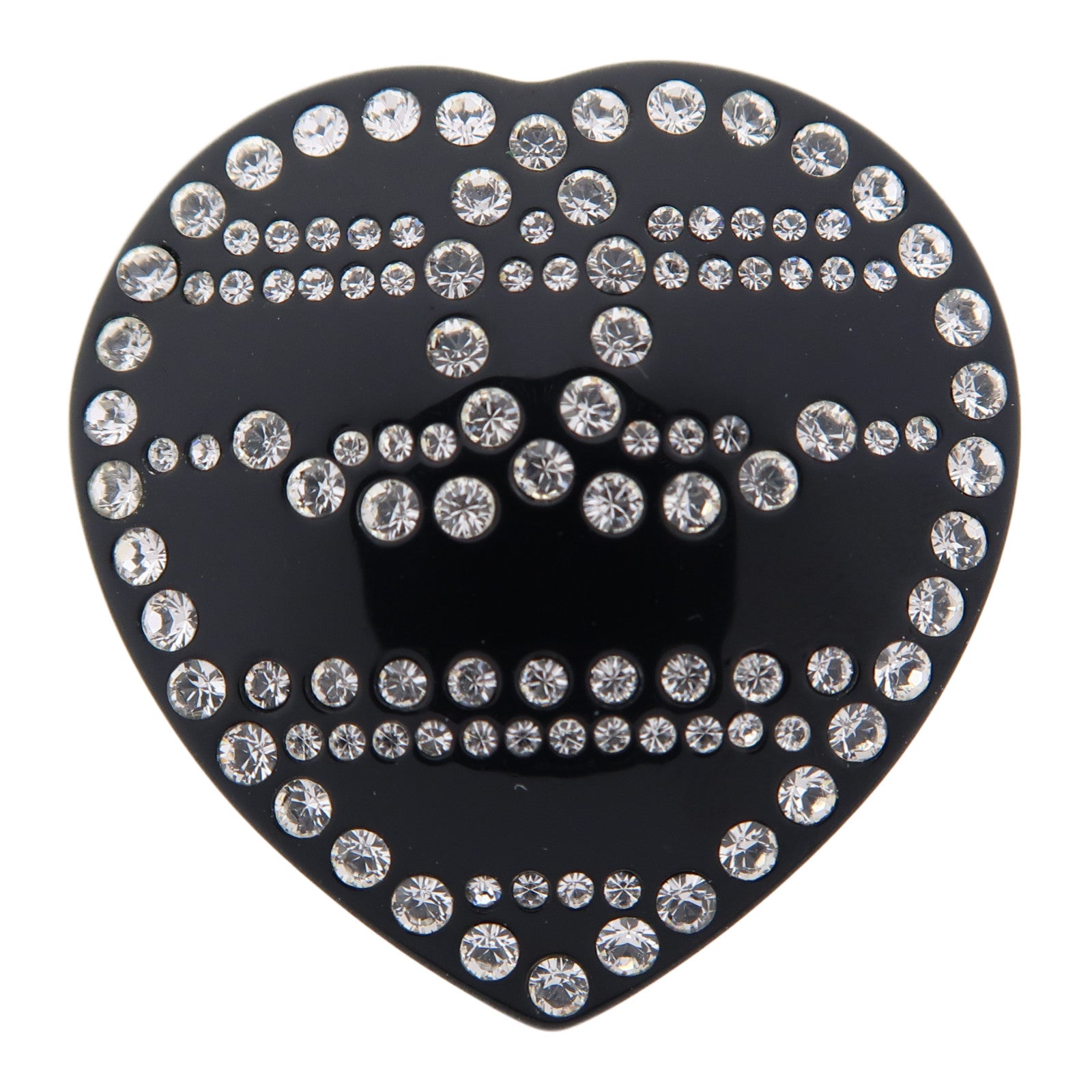 CHANEL PVC Brooch胸針黑色/白色