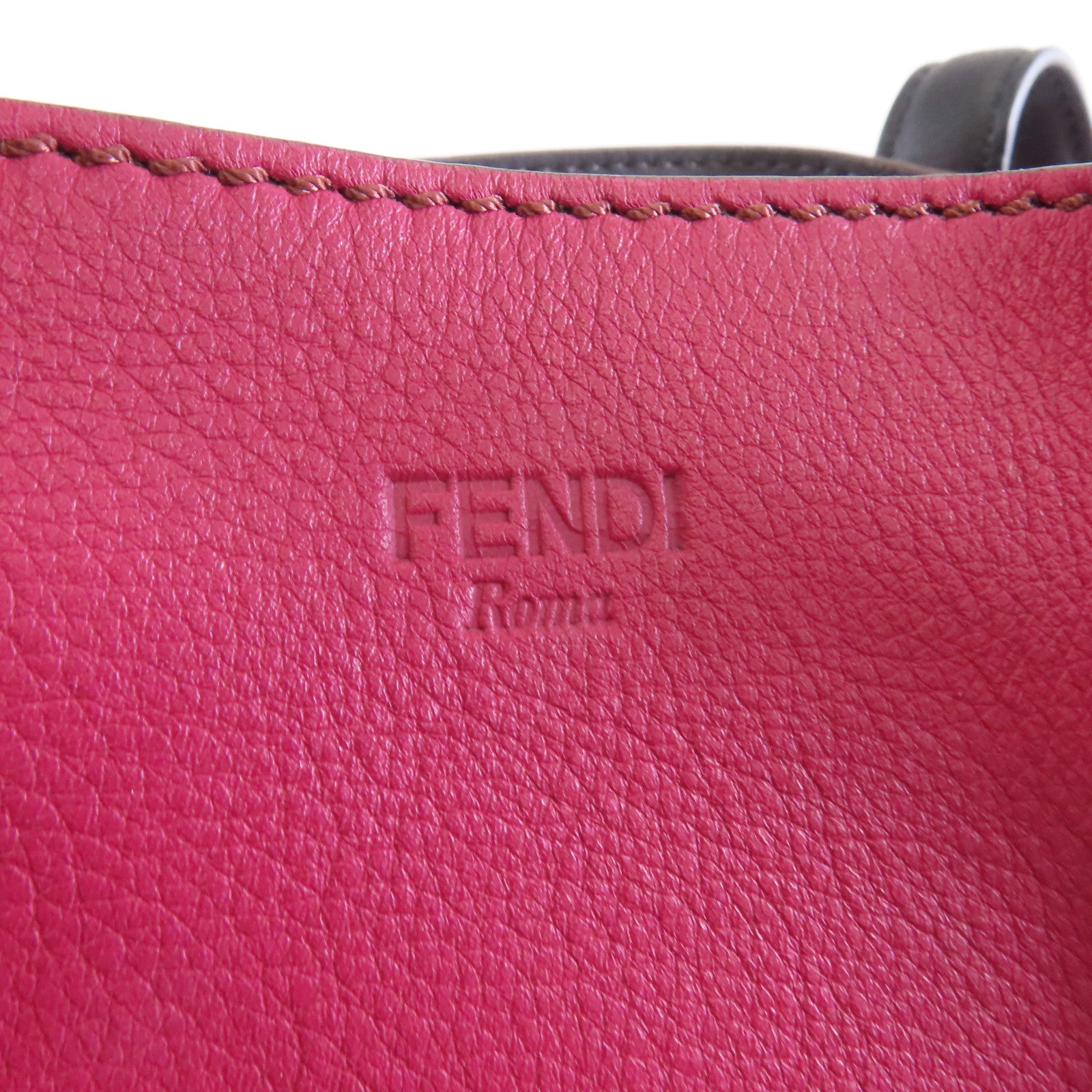 FENDI 牛皮皮革Tote Bag手挽袋紅色