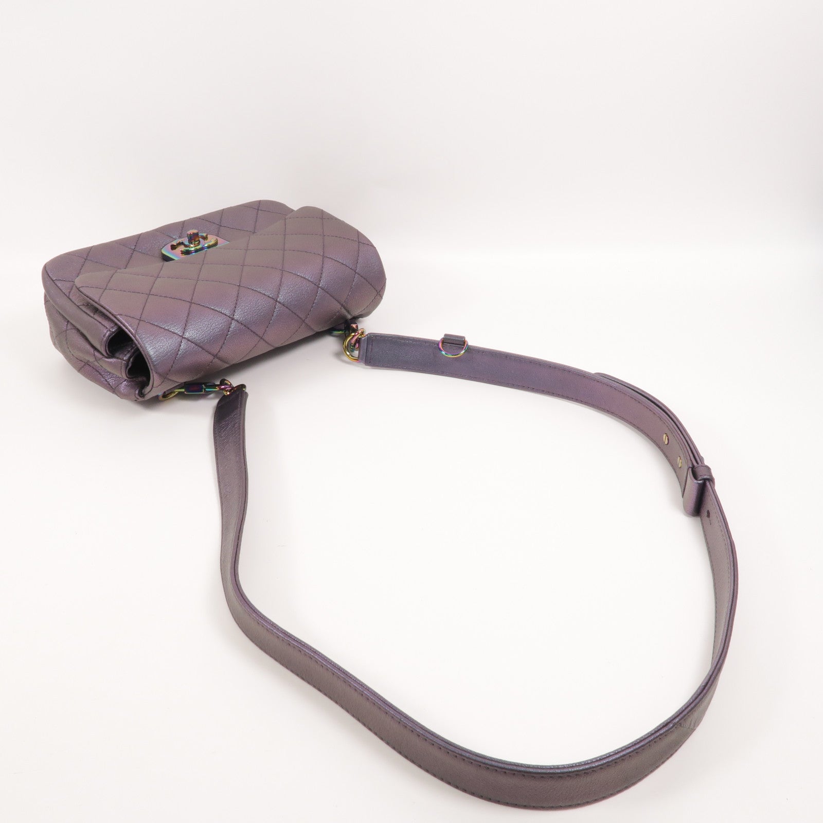 CHANEL 牛皮皮革Shoulder Bag鏈帶肩背袋