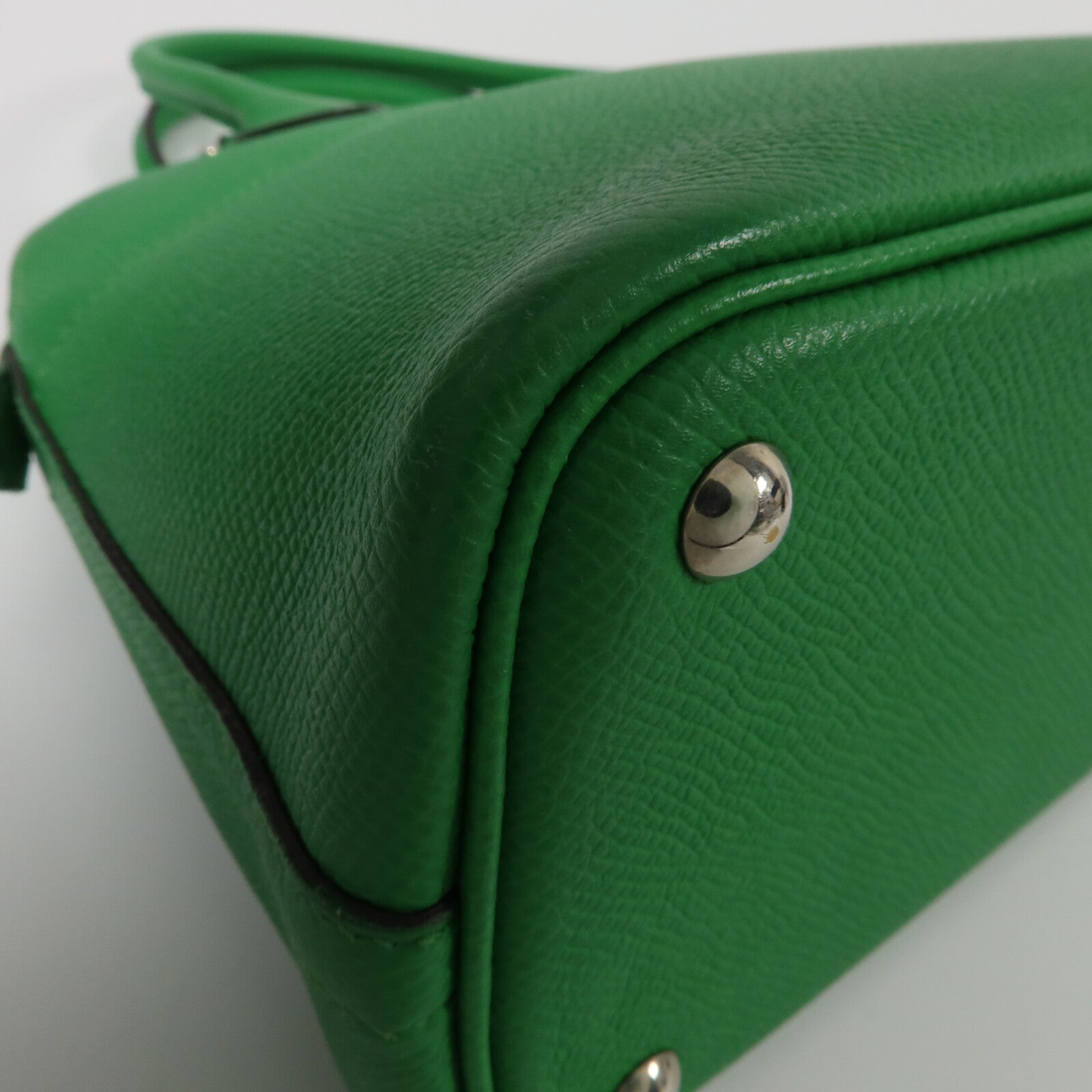 HERMES Epsom皮革Bolide 27手挽肩背兩用袋Bambou