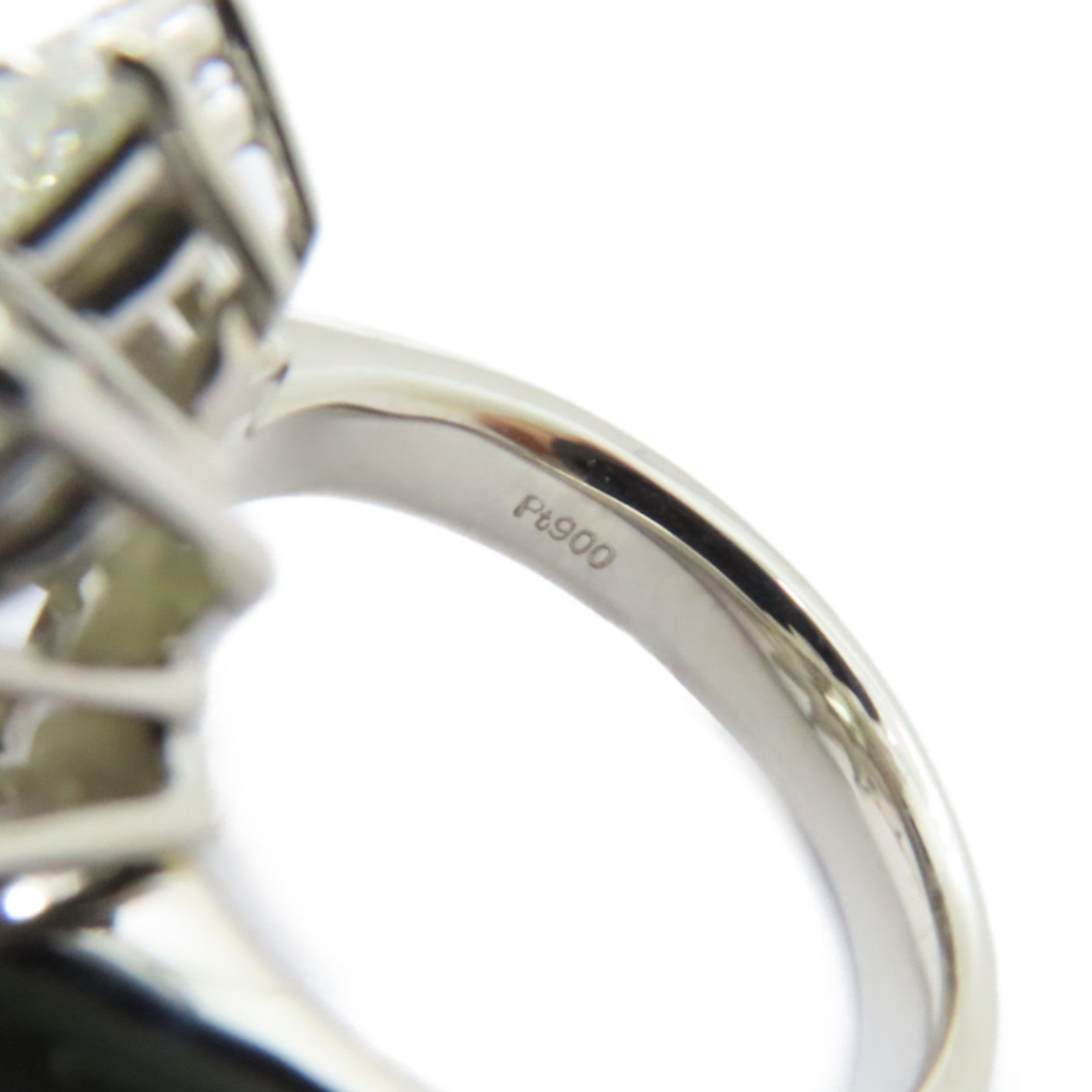 JEWELRY 【激減優惠】PT900鉑金Diamond Ring 5.165ct/4.13ct鑽石戒指US#6.75