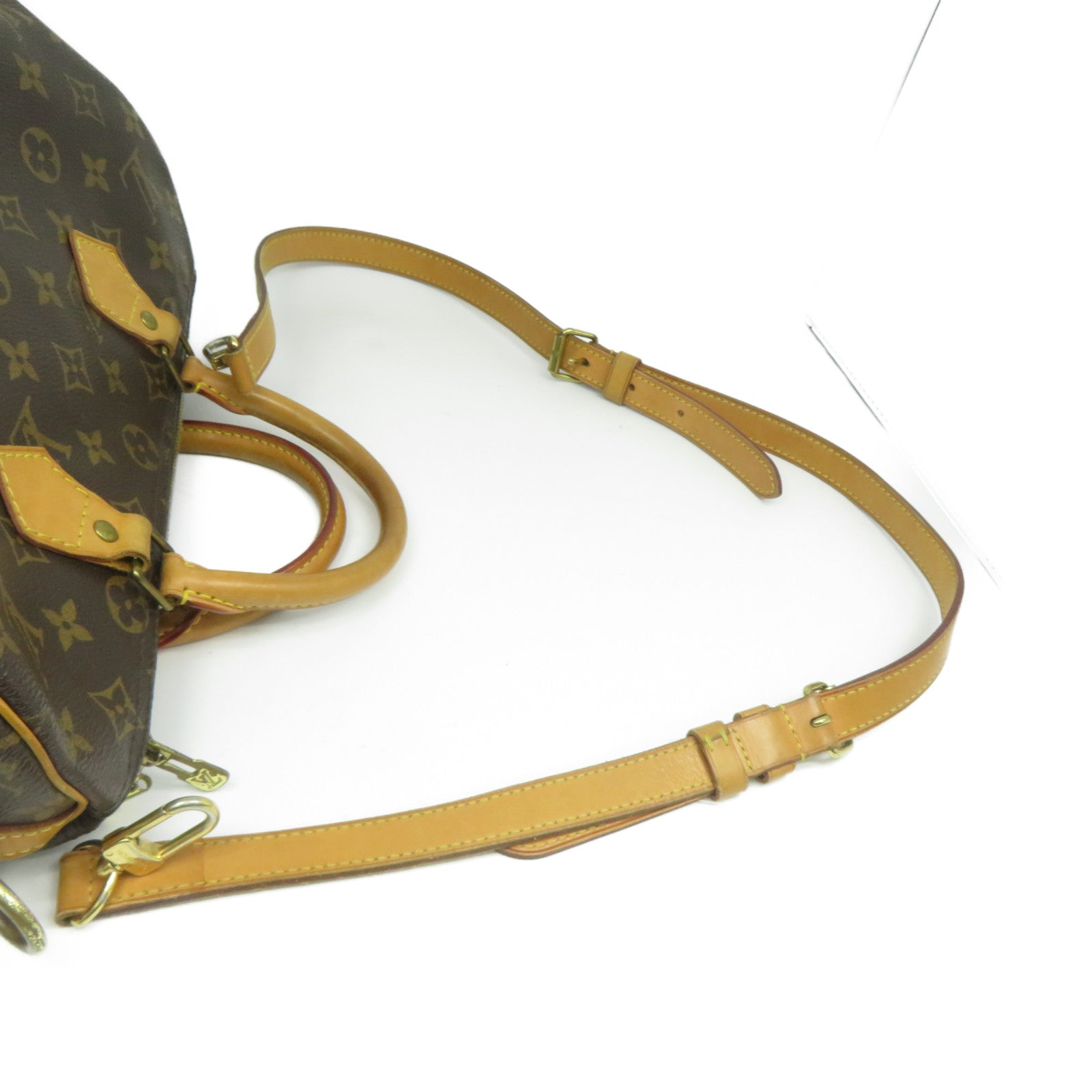 LOUIS VUITTON 【激減優惠】Monogram Speedy Bandouliere 30金扣手挽肩背兩用袋啡色