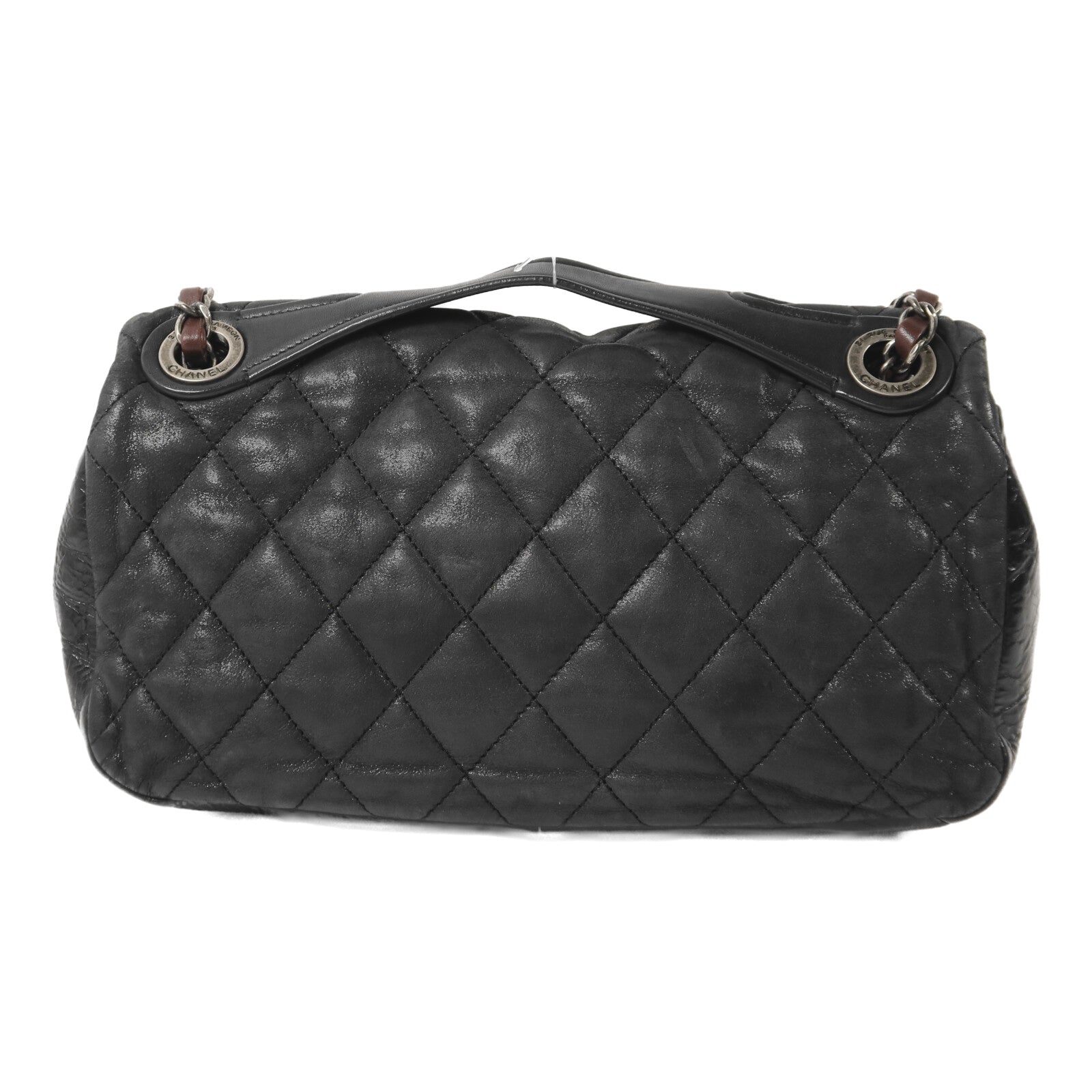 CHANEL 牛皮皮革In The Mix Flap Bag鏈帶手挽肩背兩用袋