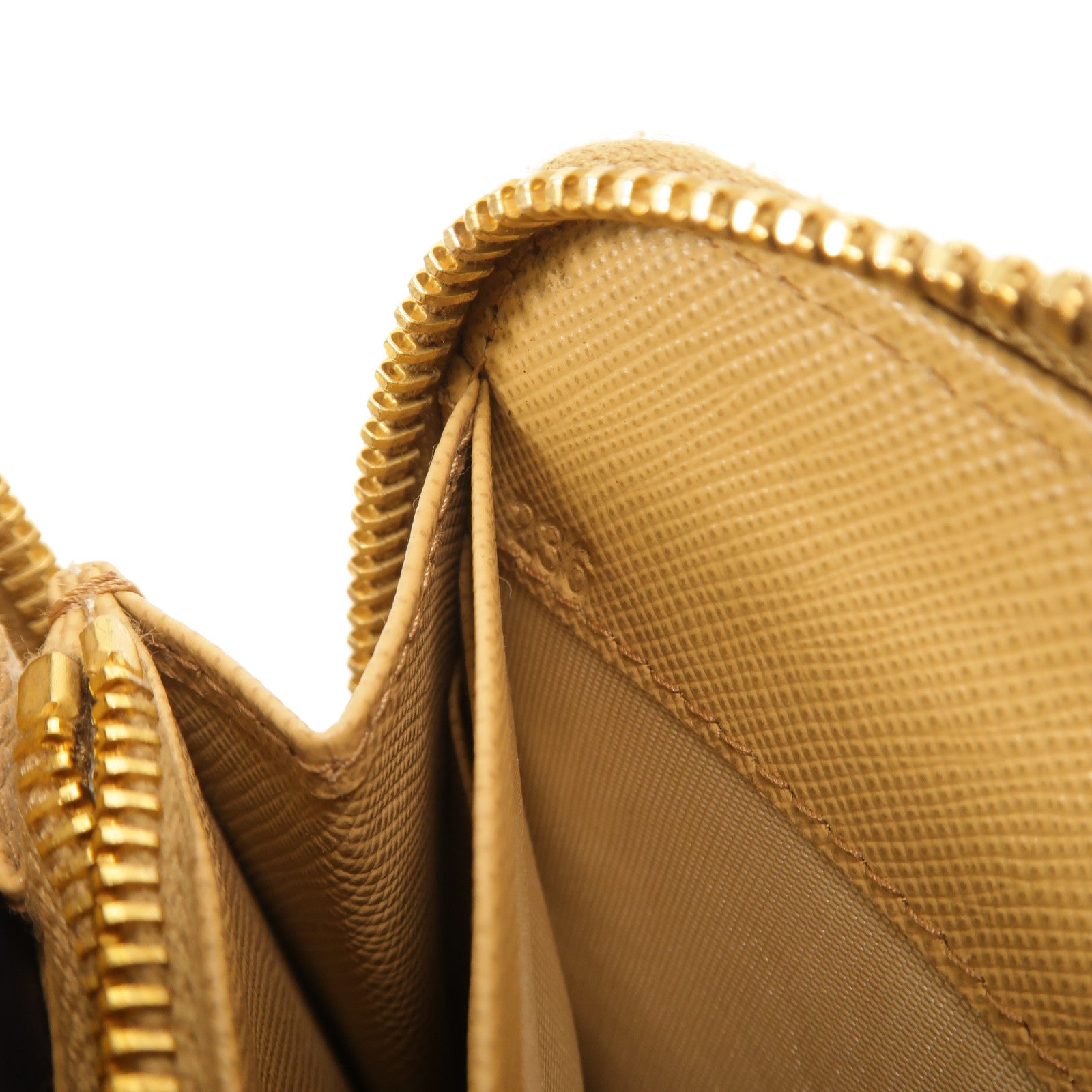 PRADA Saffiano皮革Zipper Long Wallet長錢包