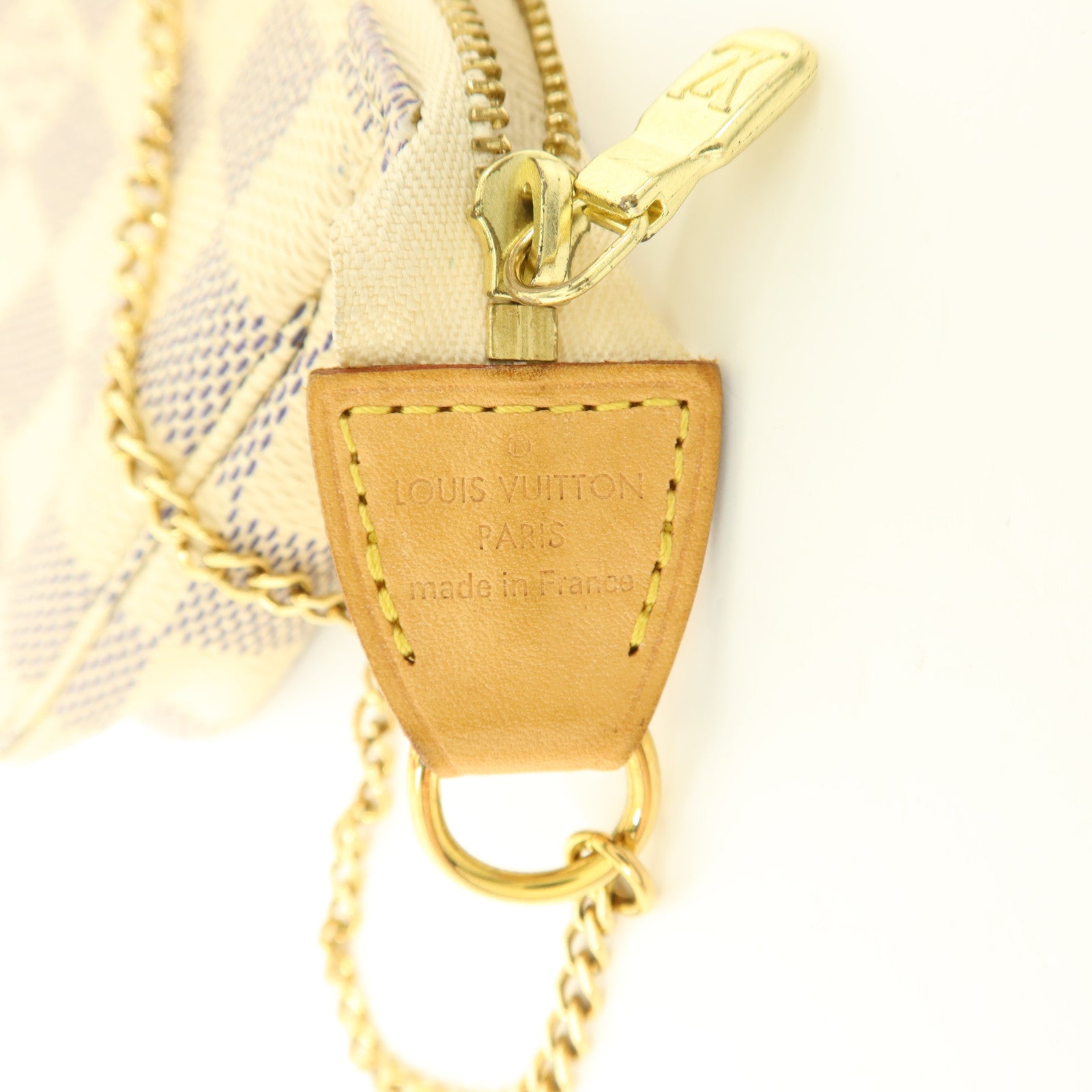 LOUIS VUITTON Damier Azur Mini Pochette Accessoires手挽袋