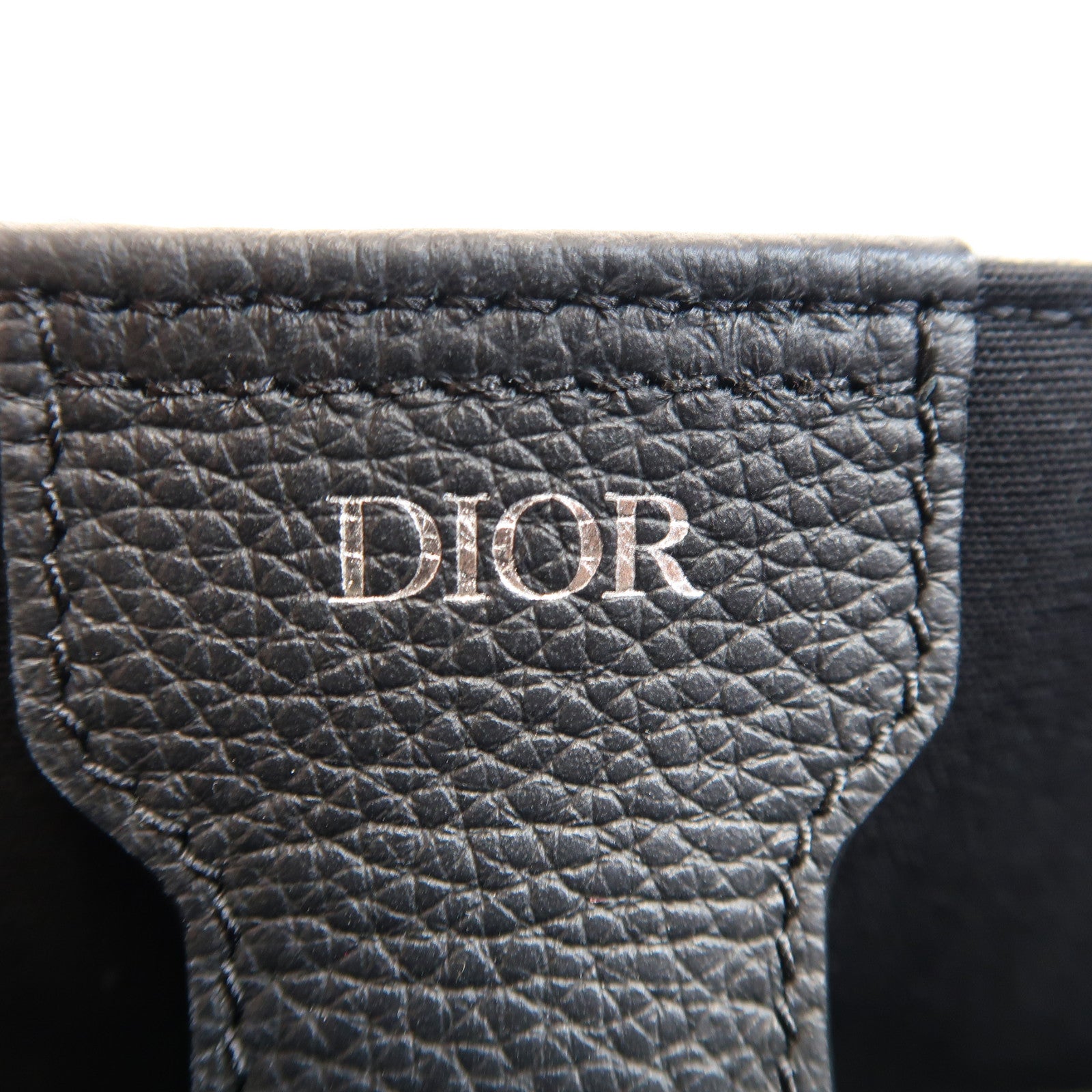 Dior 帆布2 Way Shoulder Tote銀扣手挽肩背兩用袋深藍色