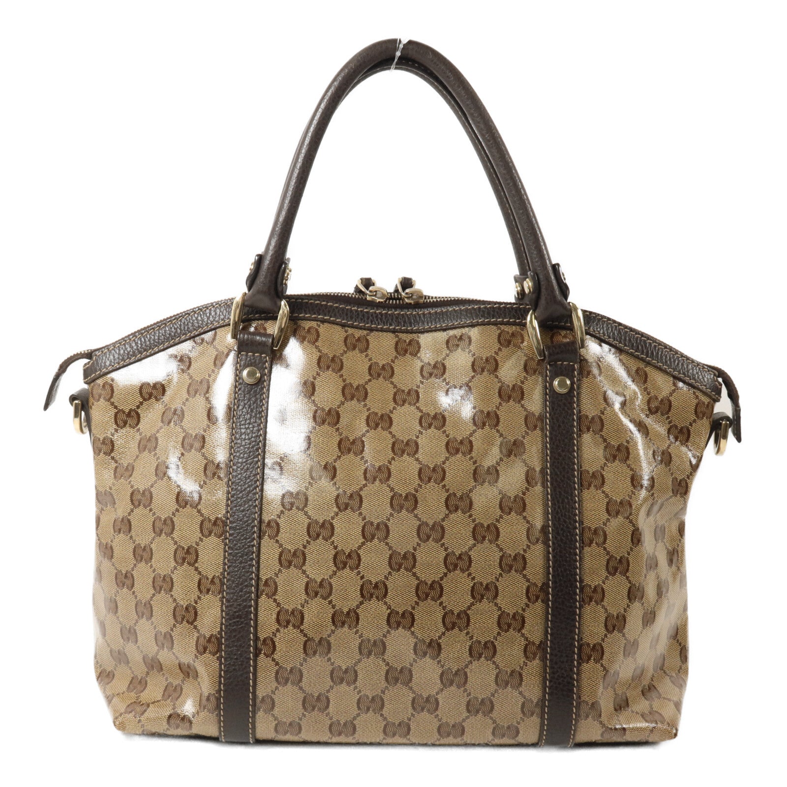 GUCCI 塗層帆布2 Way Shoulder手挽肩背兩用袋