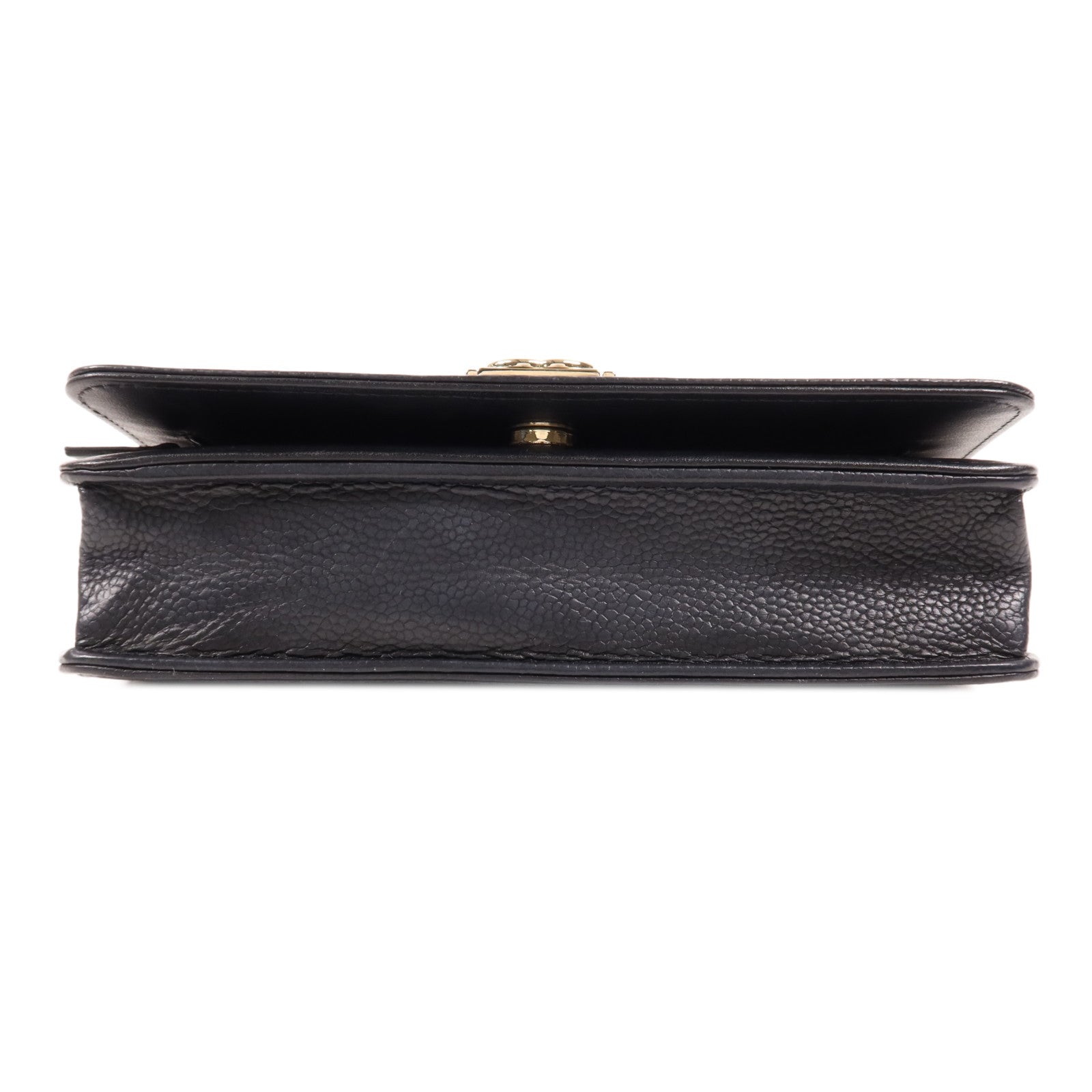 CHANEL 牛皮皮革Boy WOC Wallet On Chain金扣鏈帶肩背袋