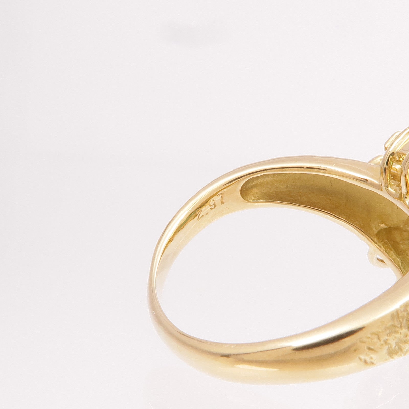 JEWELRY 18K黃金Tourmaline Diamond Ring電氣石/鑽石戒指US#7.5