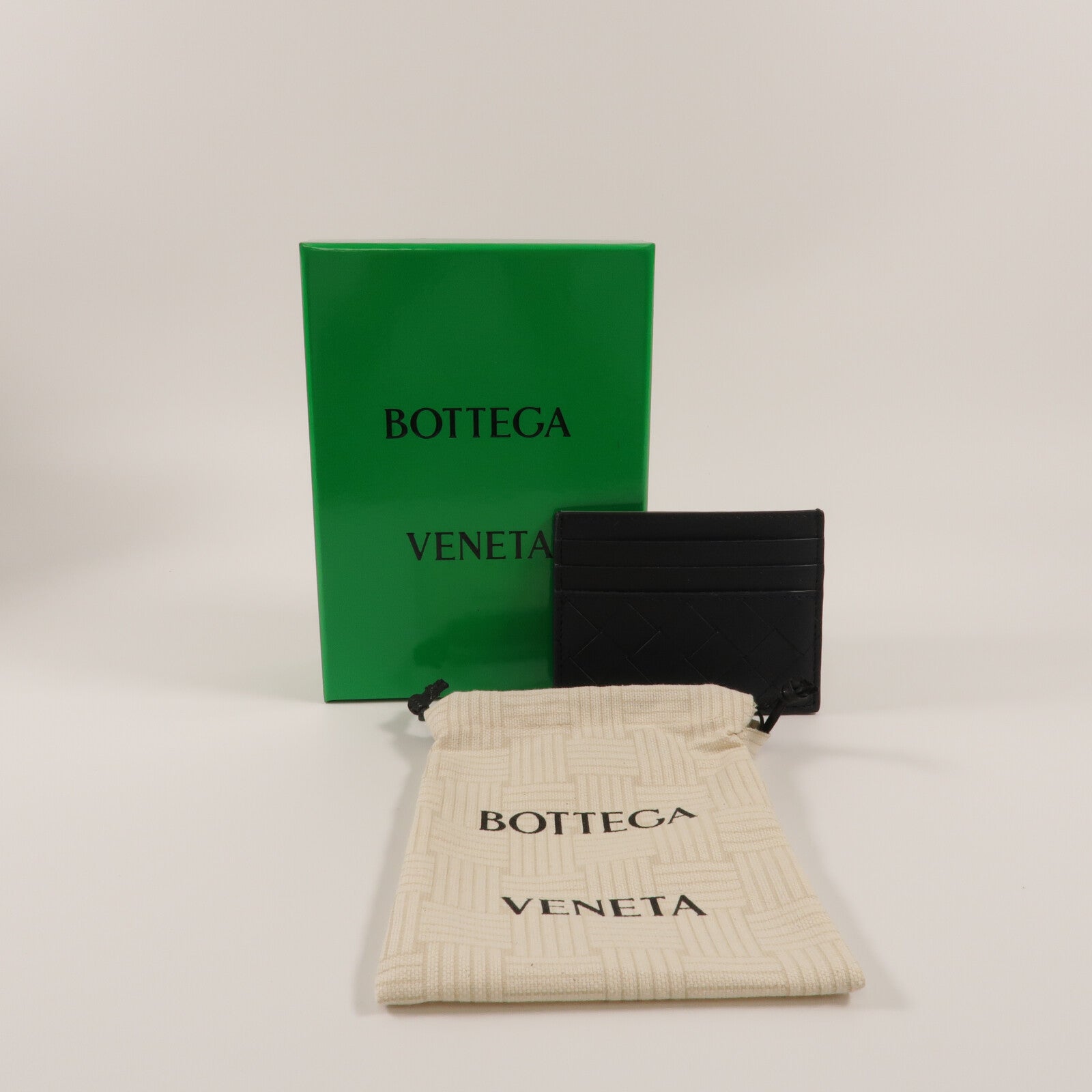 BOTTEGA VENETA 牛皮皮革Intrecciato Card Holder卡片套
