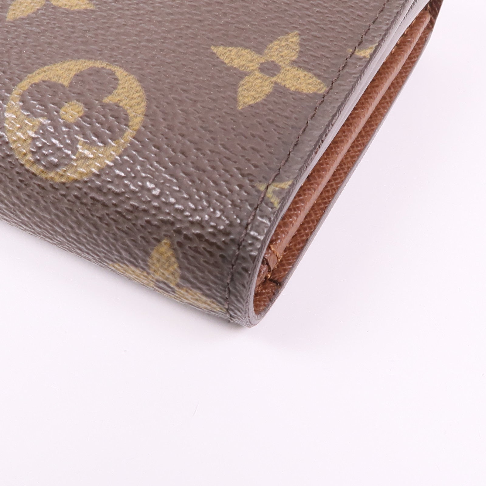 LOUIS VUITTON Monogram Porte Monnaie Bier Tresor金扣長錢包