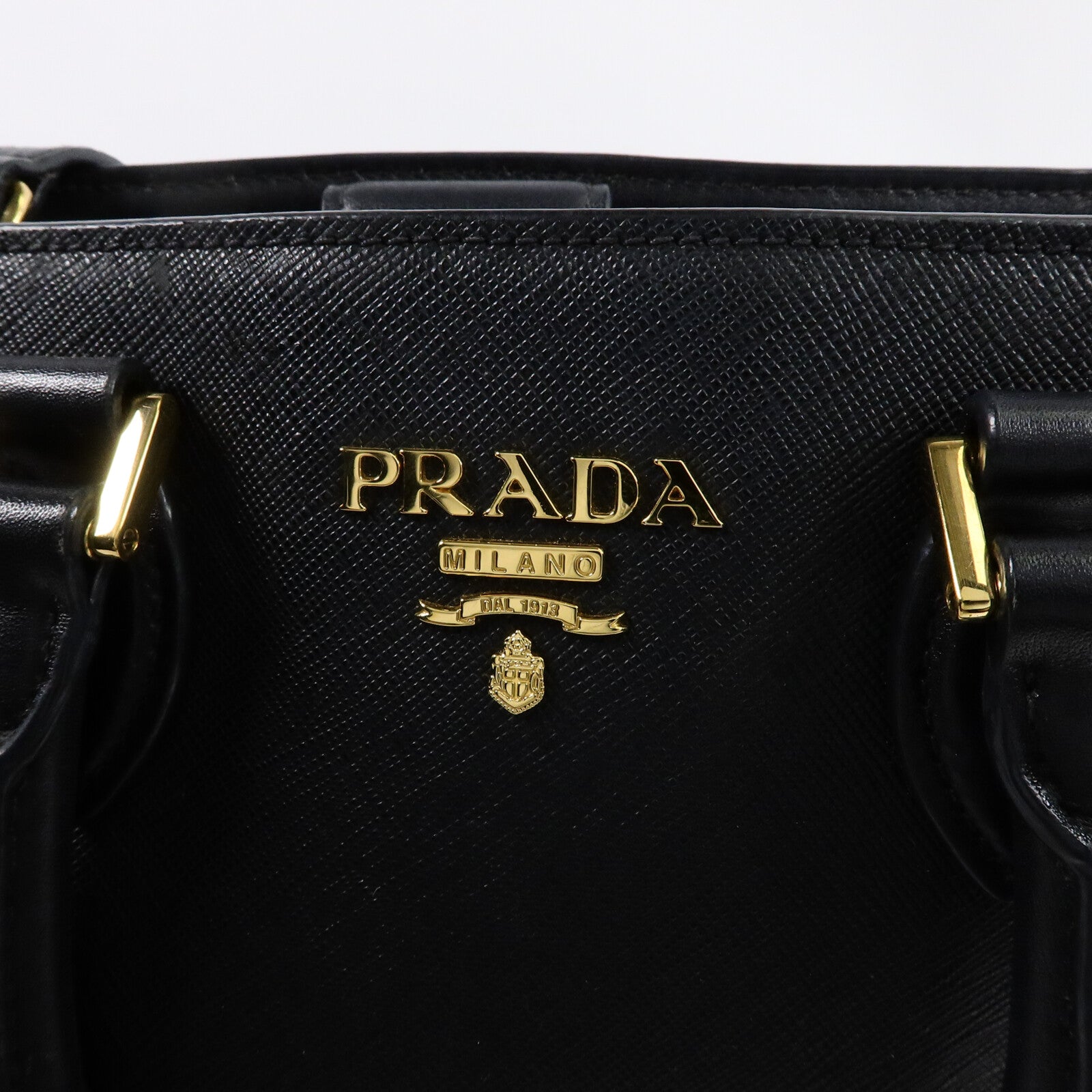 PRADA Saffiano皮革Borsa A Mano手挽肩背兩用袋