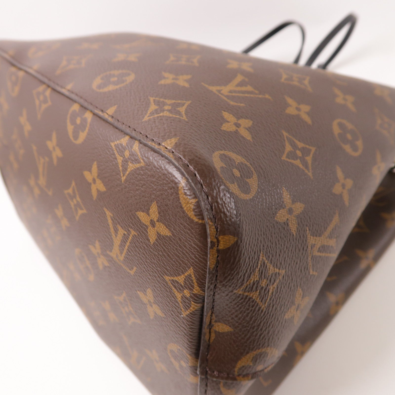 LOUIS VUITTON Monogram Neo Noe MM金扣肩背袋棕色