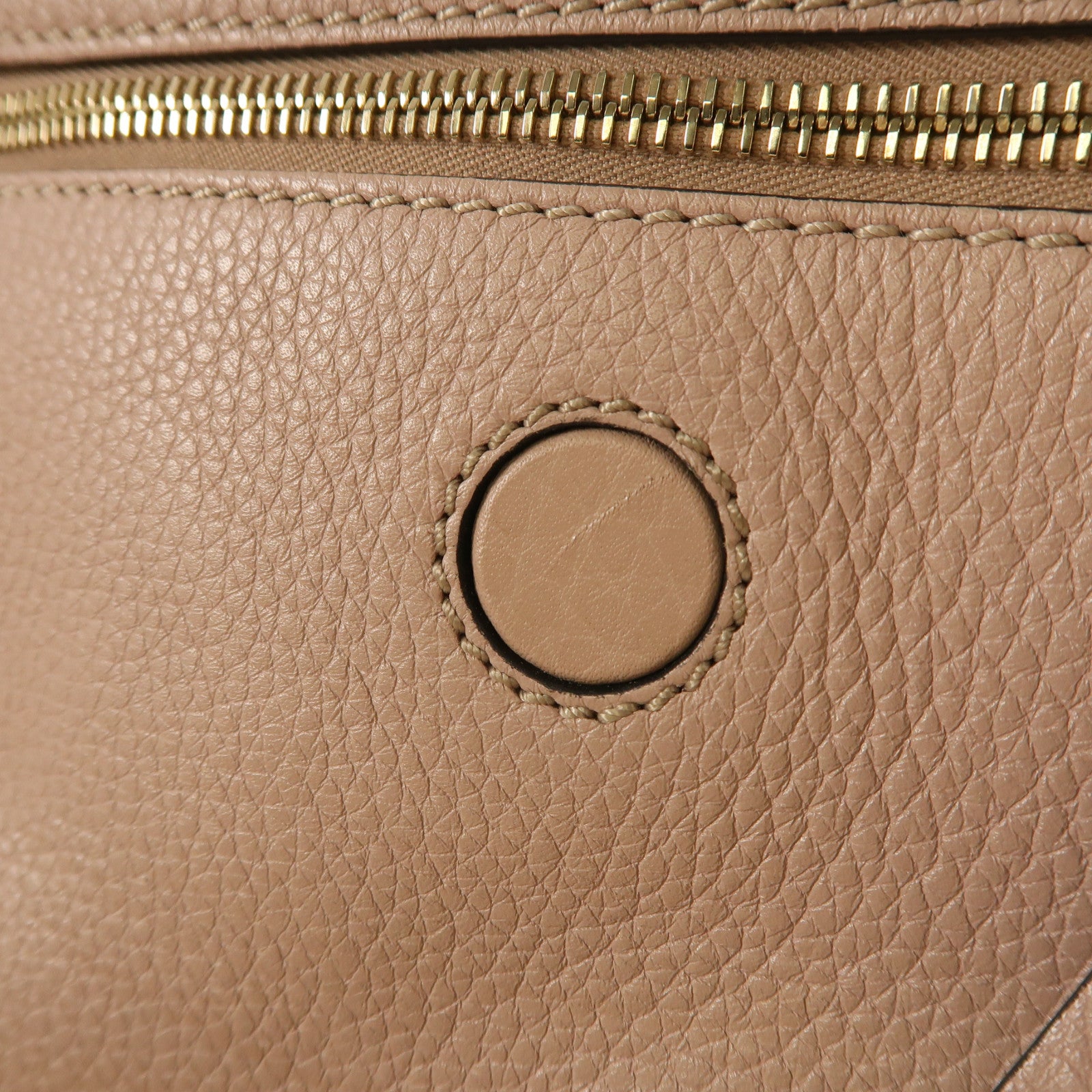 Valentino 牛皮皮革Shoulder Bag/Handbag金扣手挽袋/淺粉紅色肩背袋