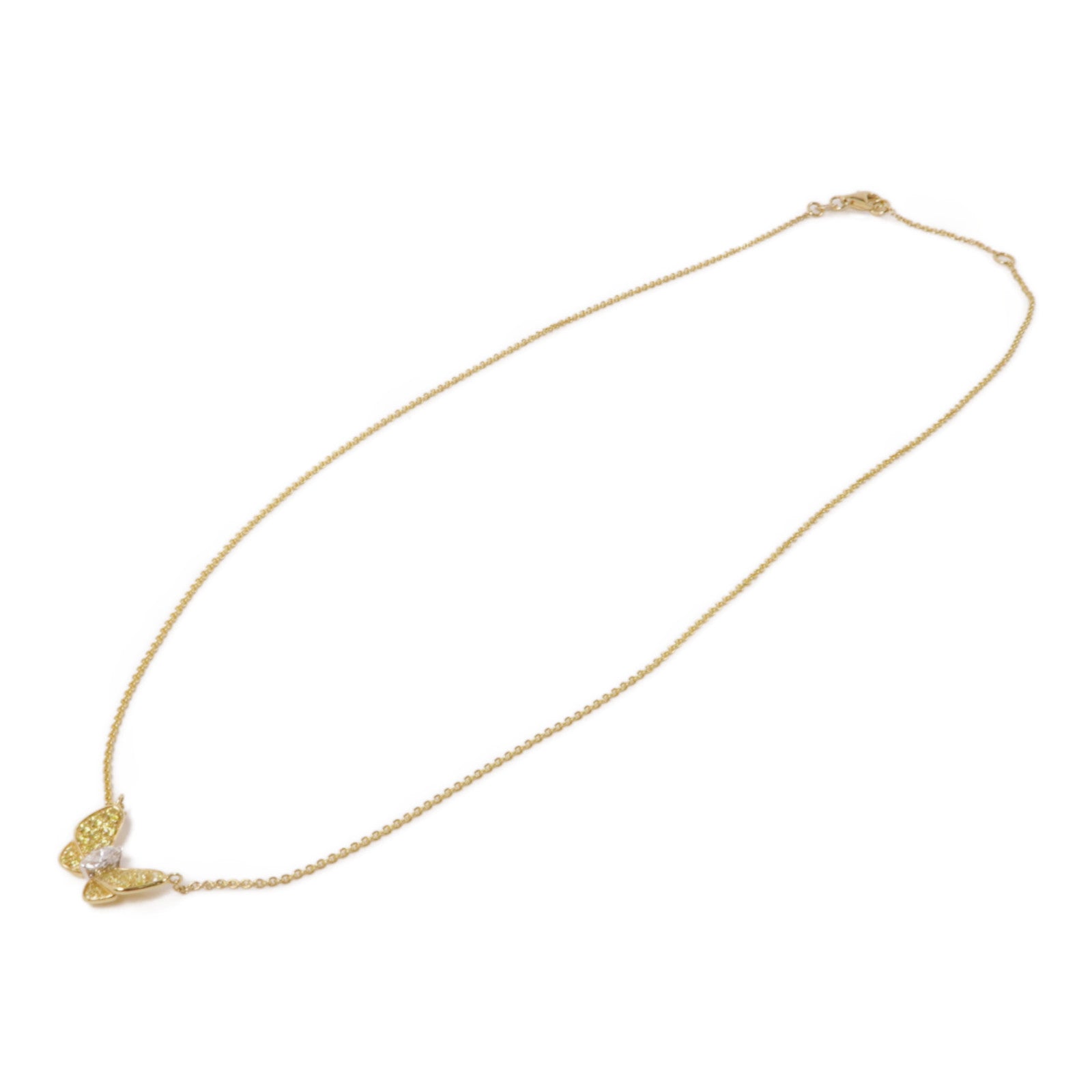 JEWELRY 18K黄金Diamond Necklace鑽石項鍊