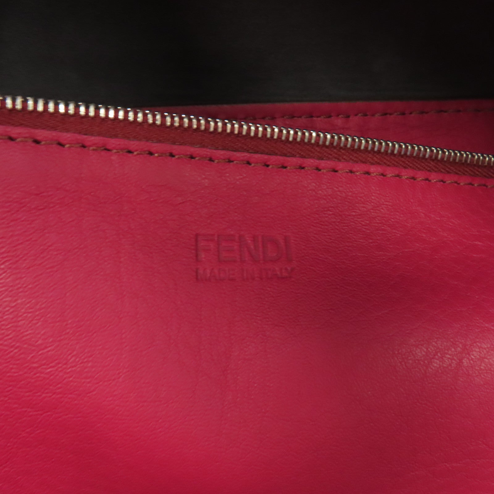 FENDI 牛皮皮革Tote Bag手挽袋紅色