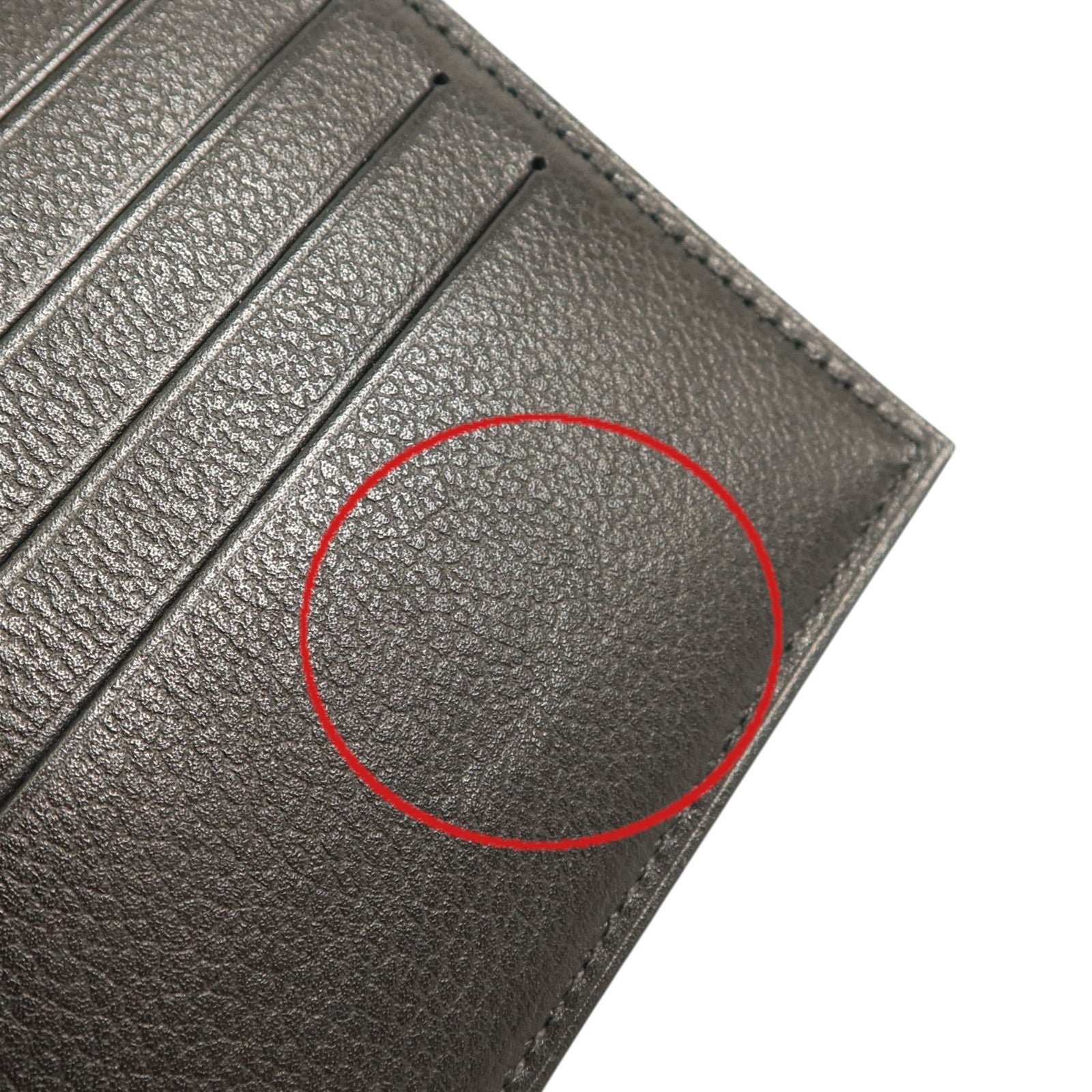 HERMES Evergain皮革Citizen Twill Compact Wallet錢包Noir
