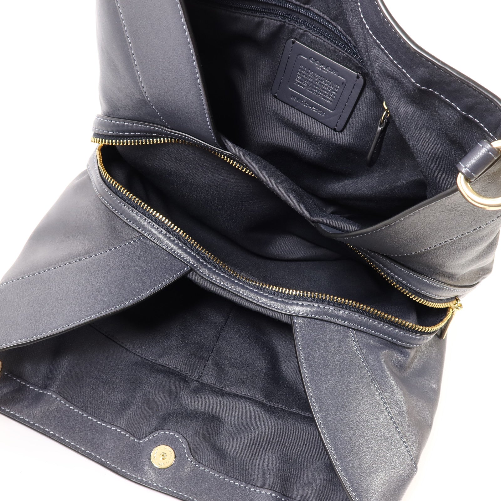COACH 【激減優惠】帆布/皮革Legacy Lexy Tote Shoulder Bag金扣肩背袋
