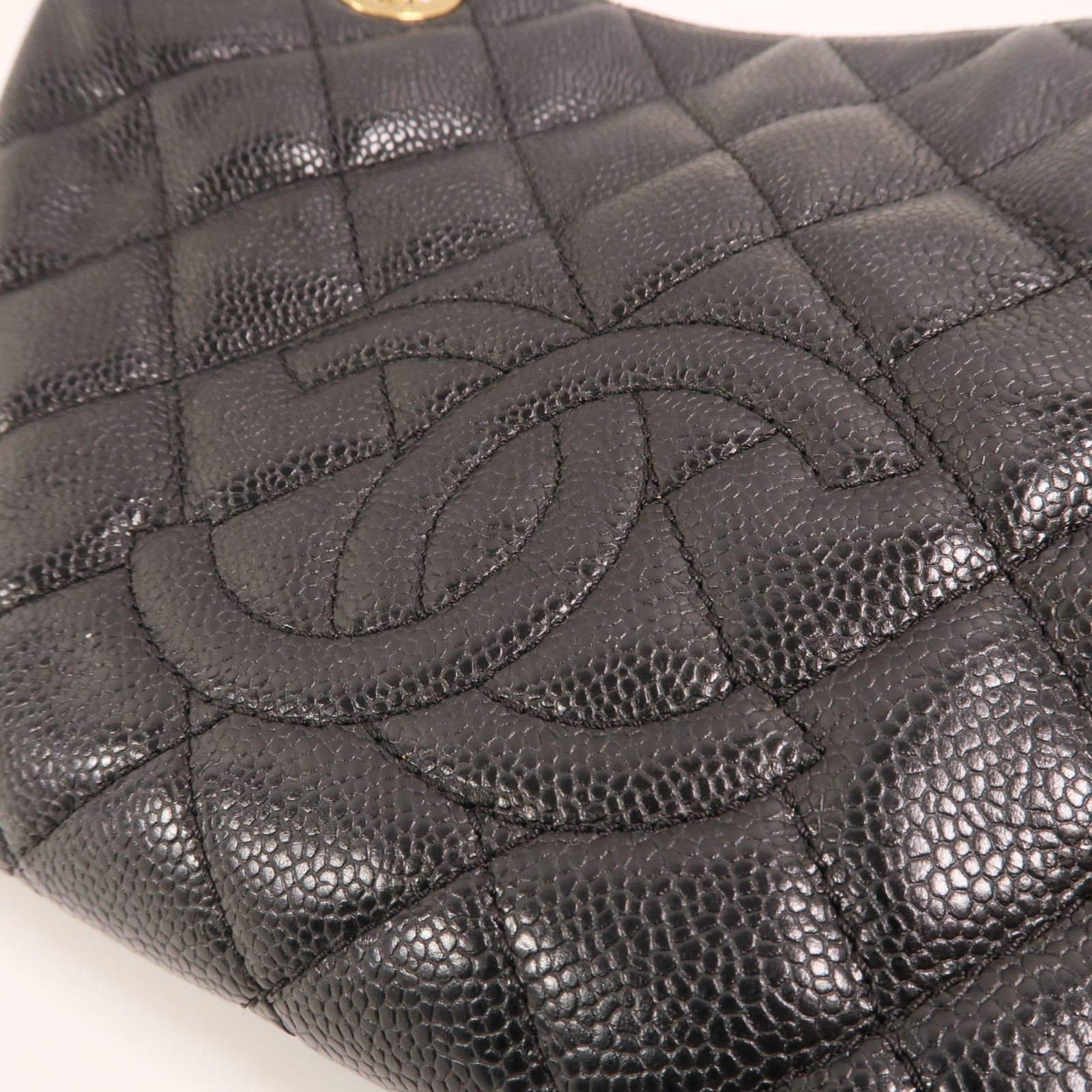 CHANEL 牛皮皮革Petite Timeless Tote金扣肩背袋