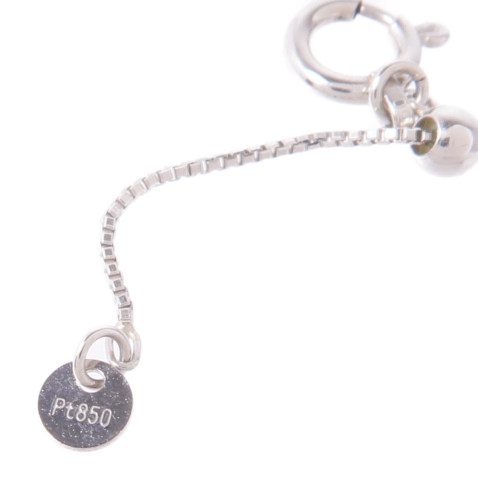JEWELRY Sapphire Diamond Necklace PT850 Platinum