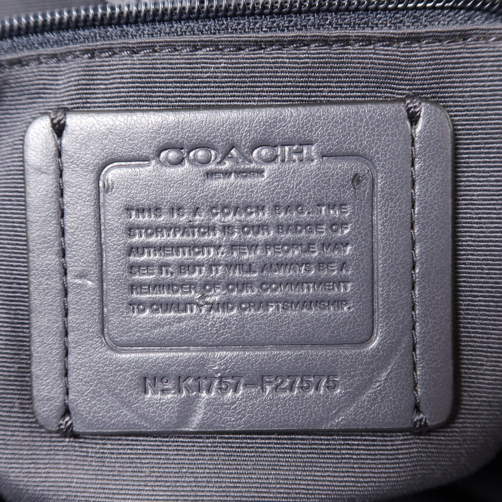 COACH 【激減優惠】帆布/皮革Legacy Lexy Tote Shoulder Bag金扣肩背袋